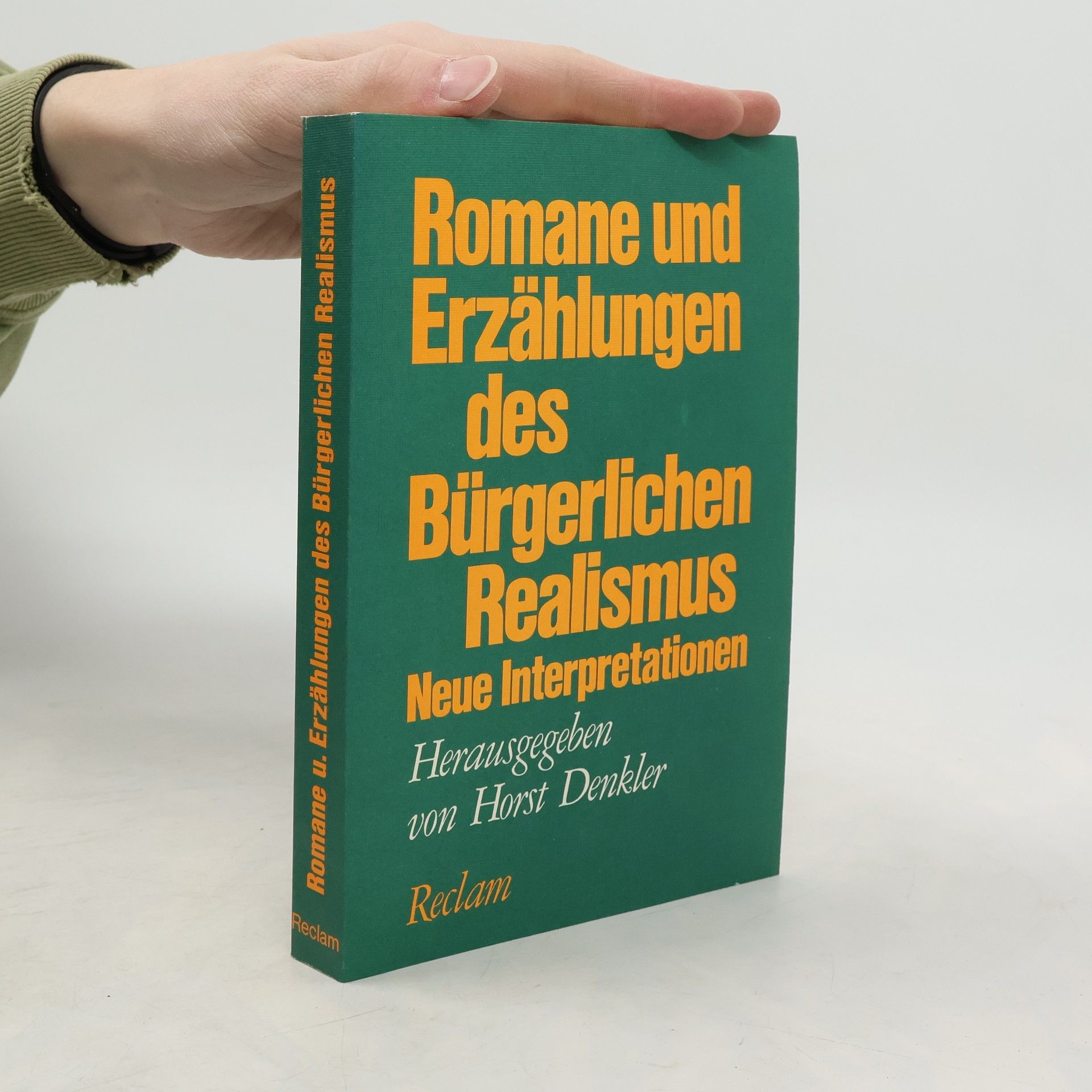 Horst Denkler Romane und Erzählungen des bürgerlichen Realismus