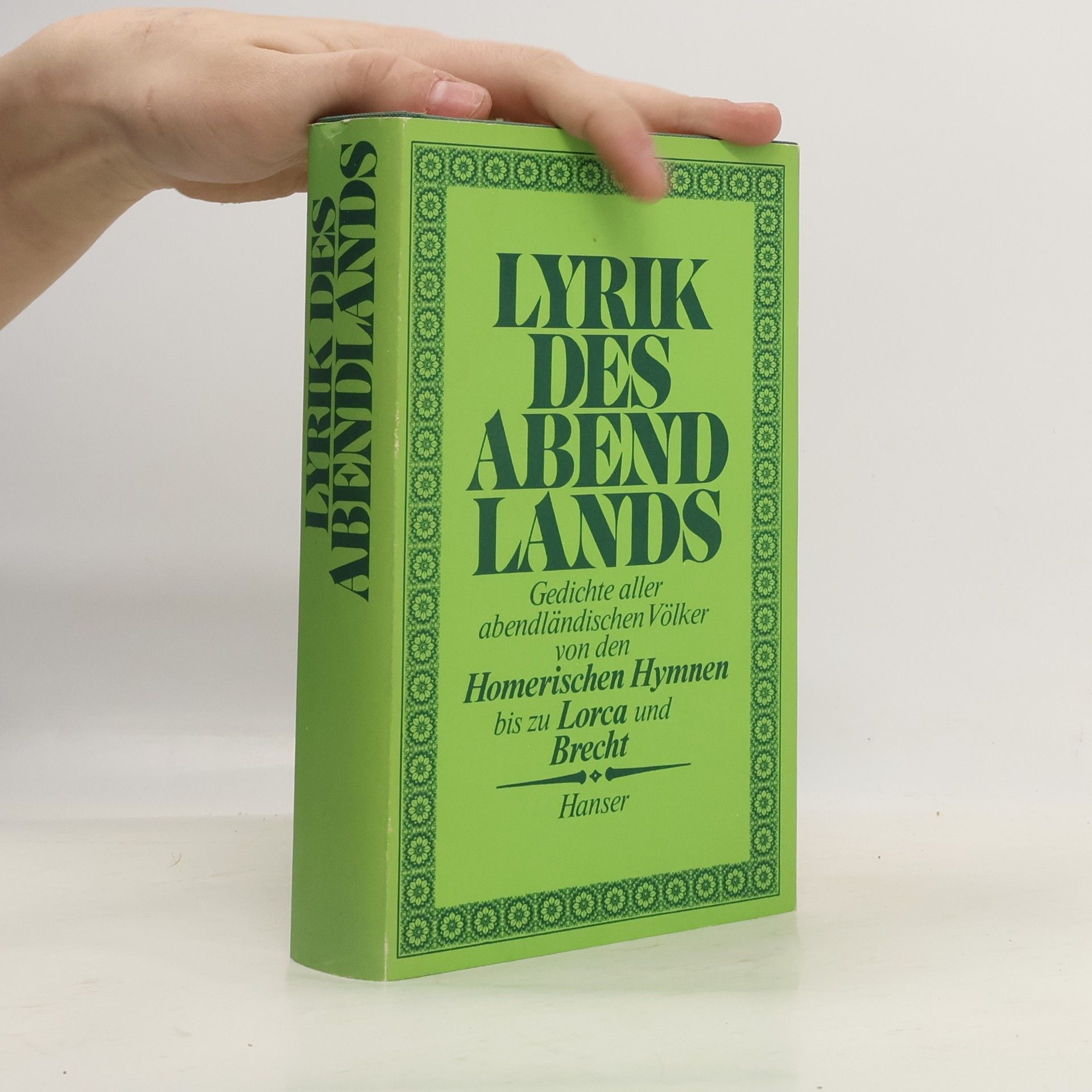 Lyrik des Abendlands