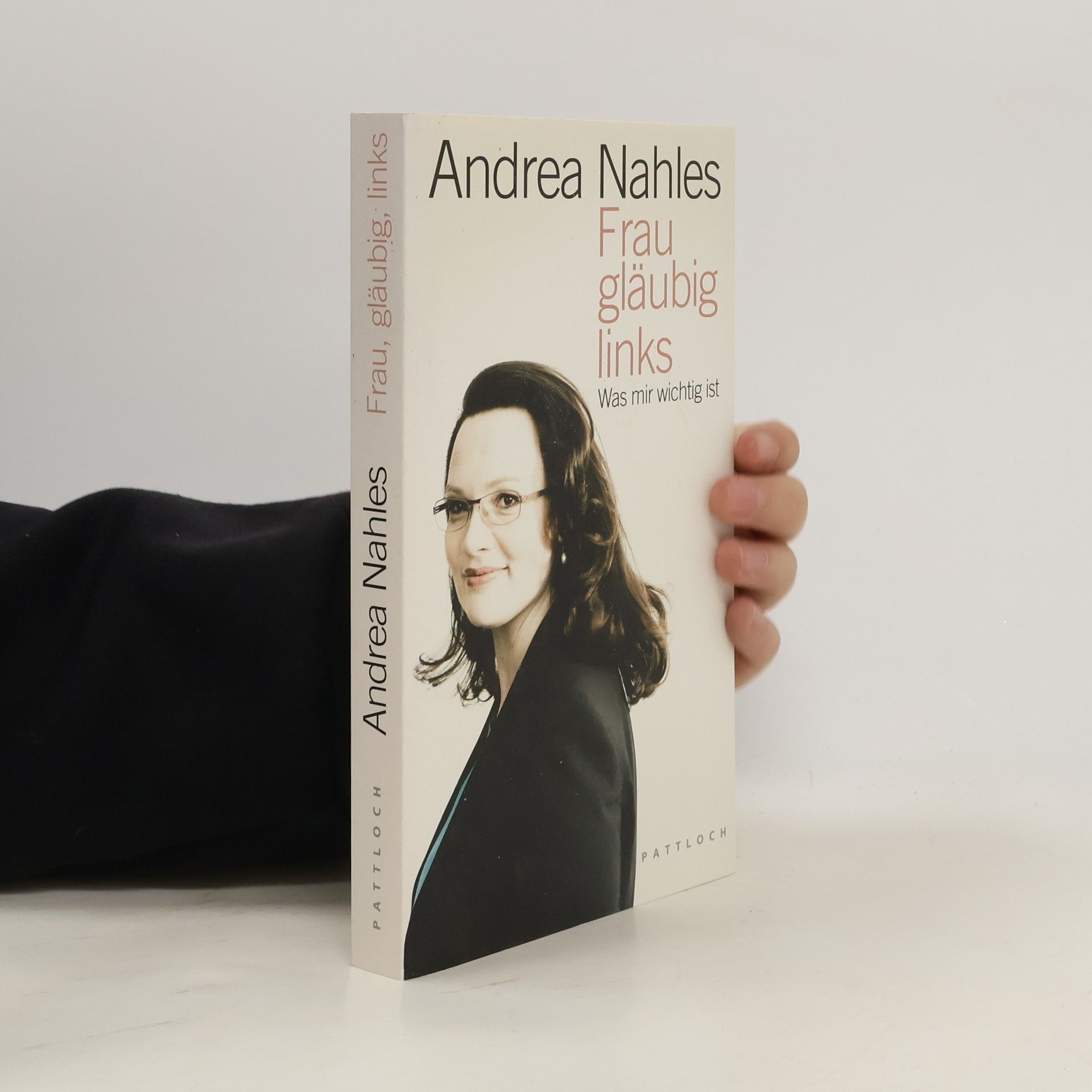 Frau, gläubig, links