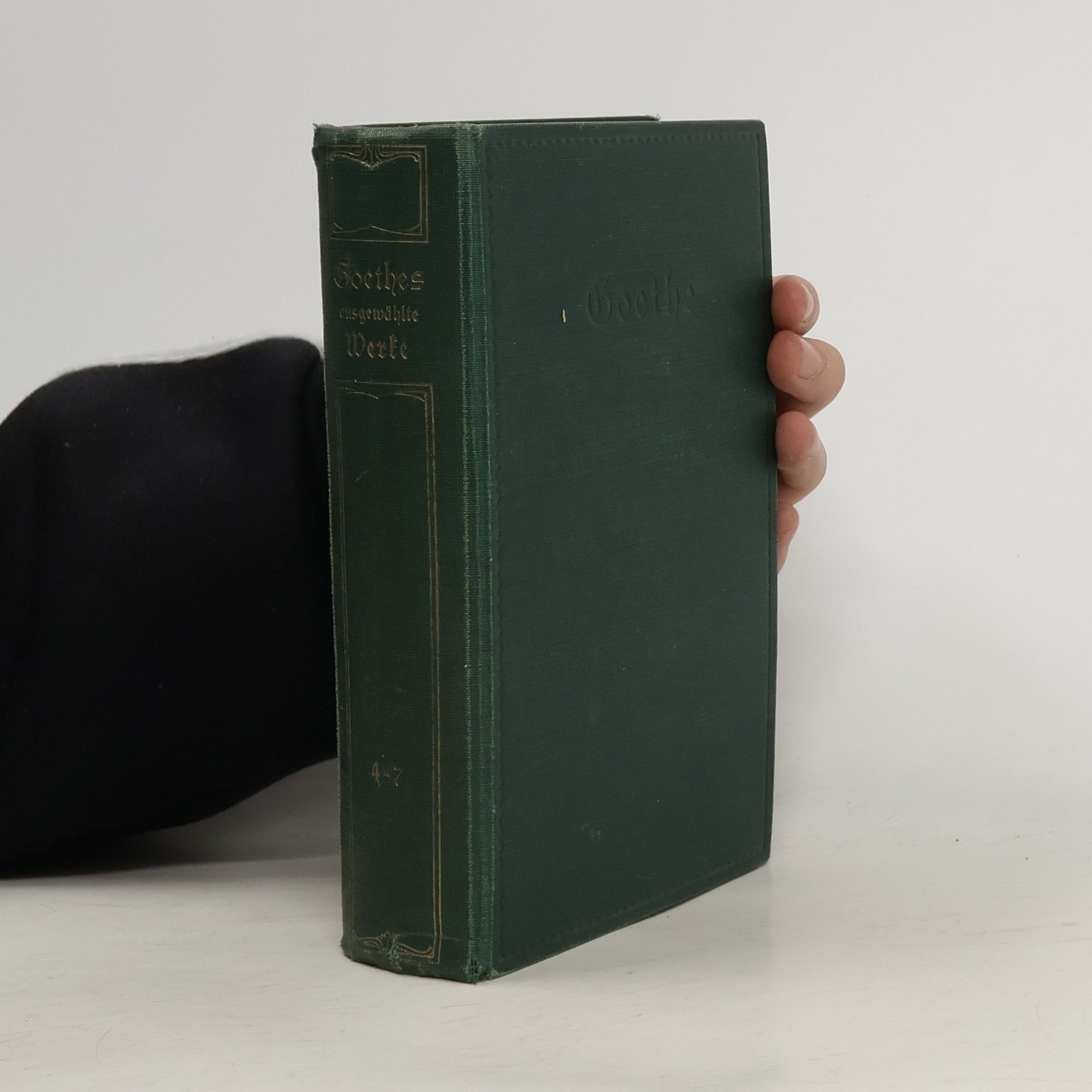 Johann Wolfgang von Goethe Goethes ausgewählte Werke 4