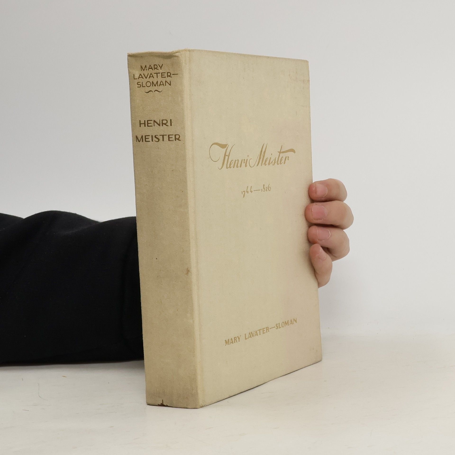 Mary Lavater-Sloman Henri Meister 1744-1826