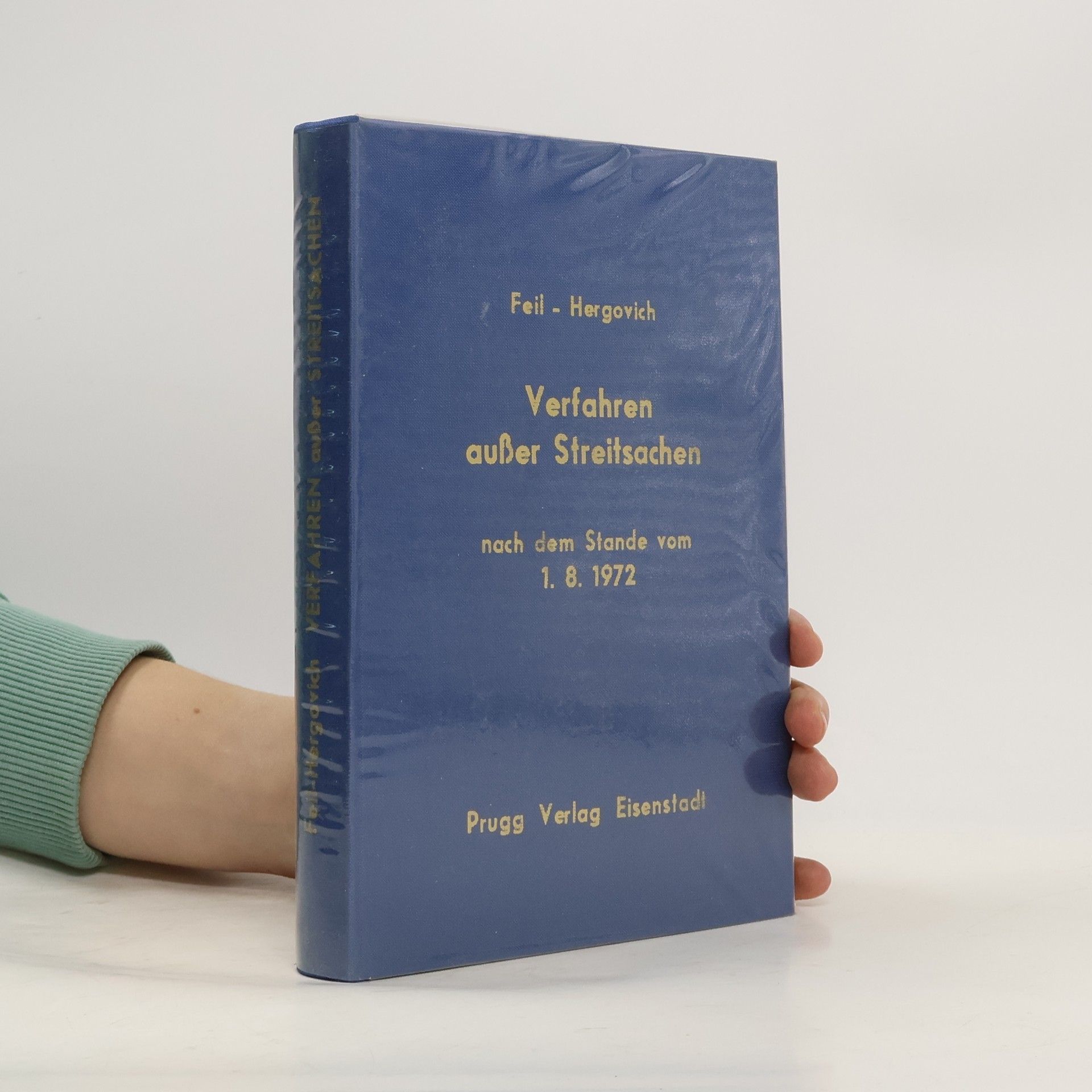 Erich Feil Verfahren ausser Streitsachen