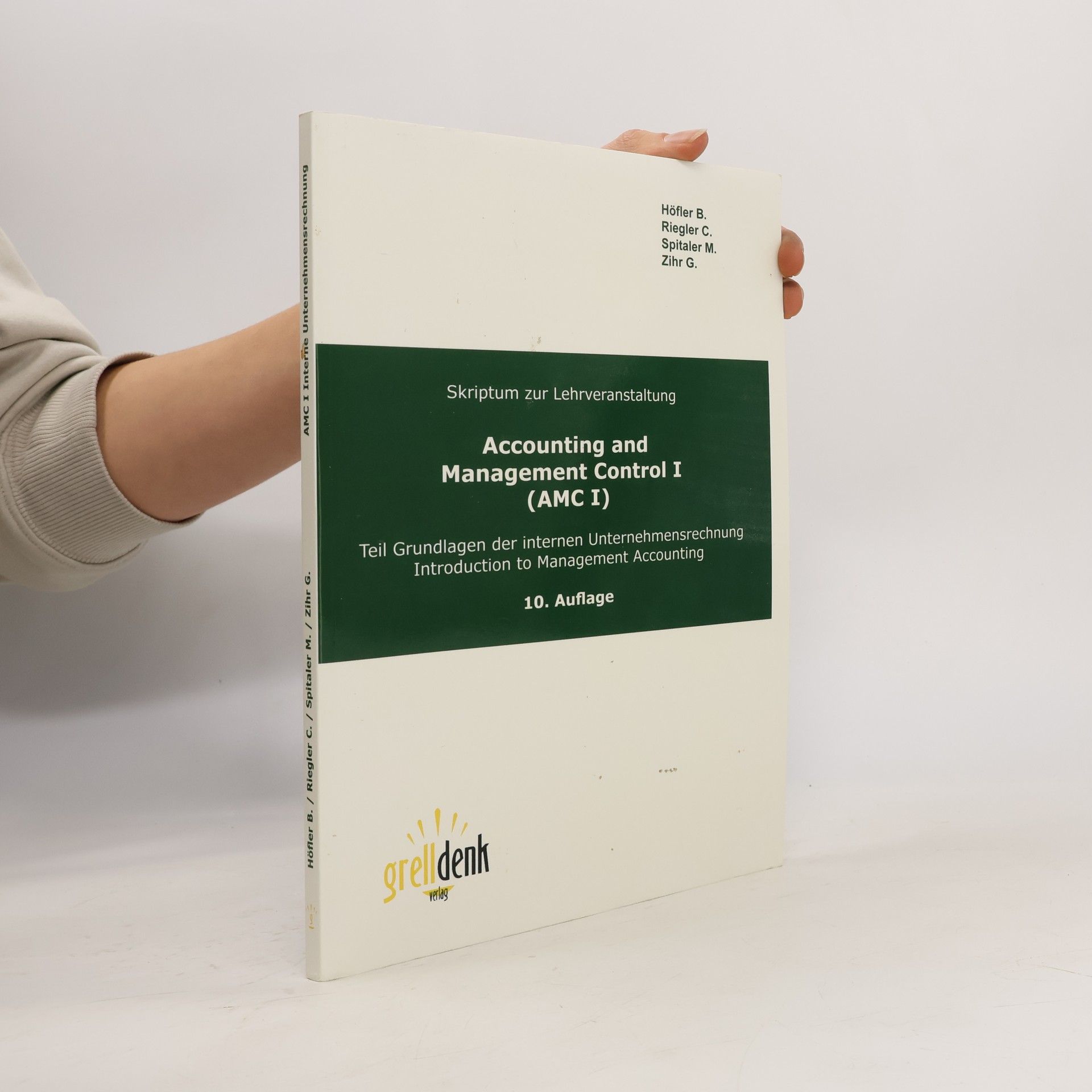 Kolektiv autorů Accounting for Management Control I
