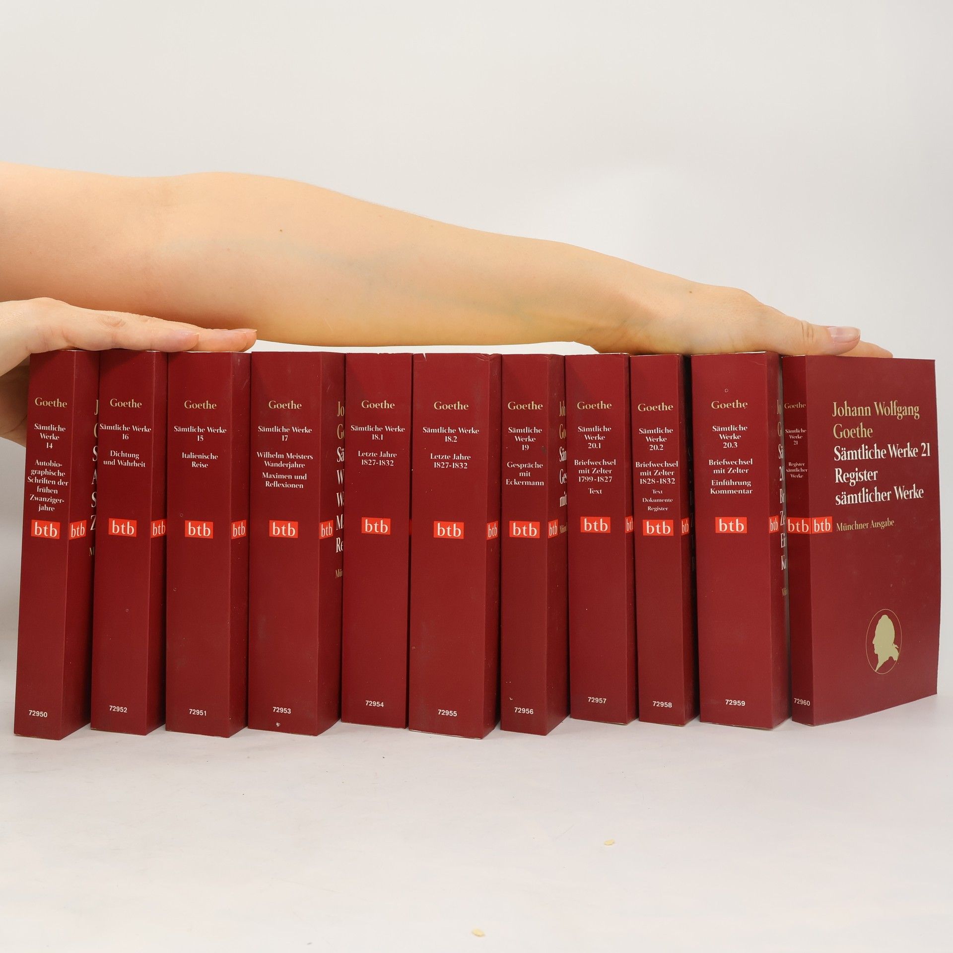 Johann Wolfgang von Goethe Sämtliche Werke 14-21