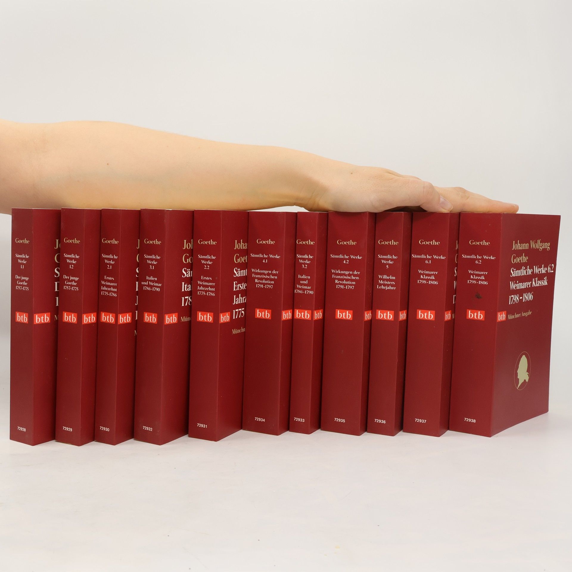 Johann Wolfgang von Goethe Sämtliche Werke 1.1-6.2