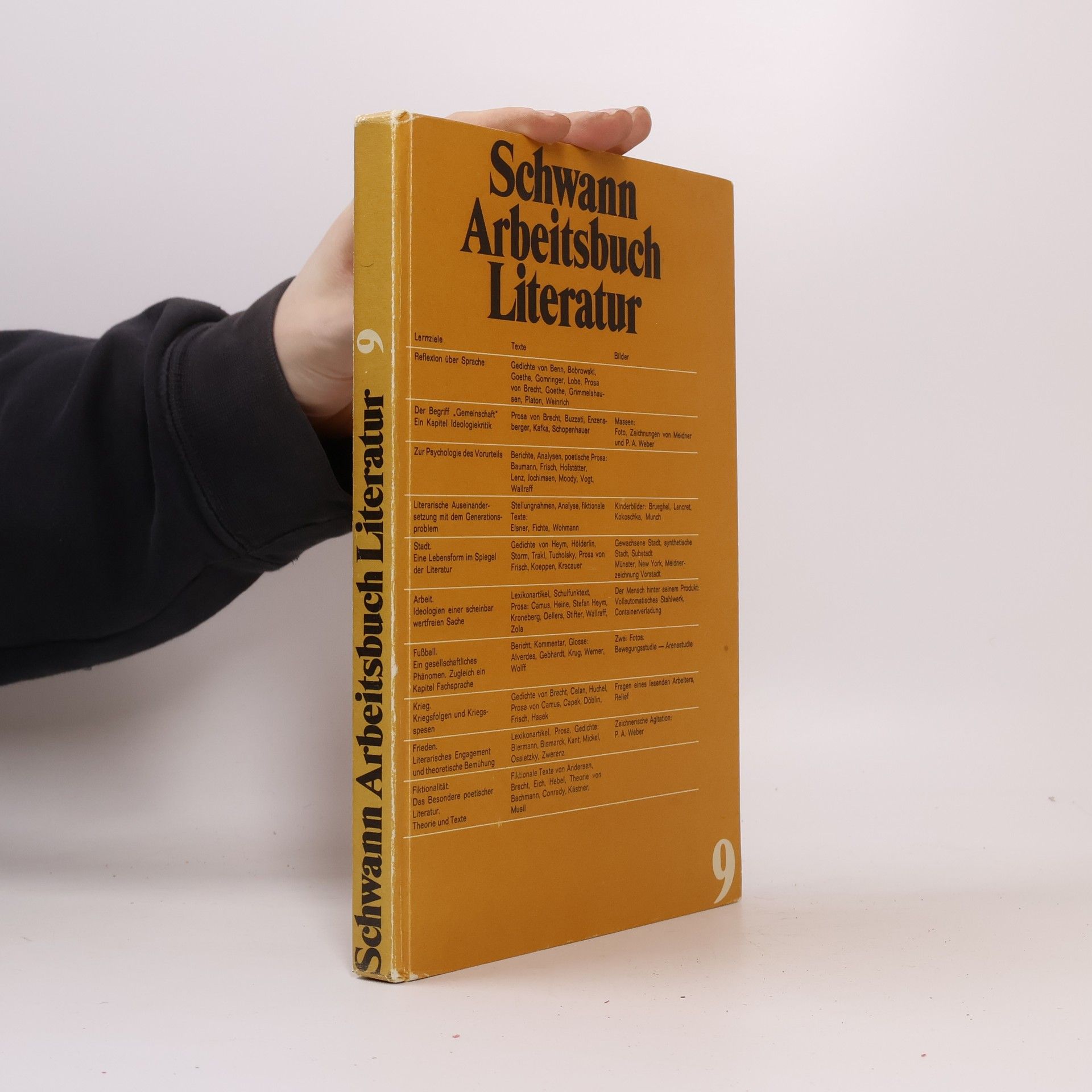 Autorenkollektiv Schwann Arbeitsbuch Literatur 9