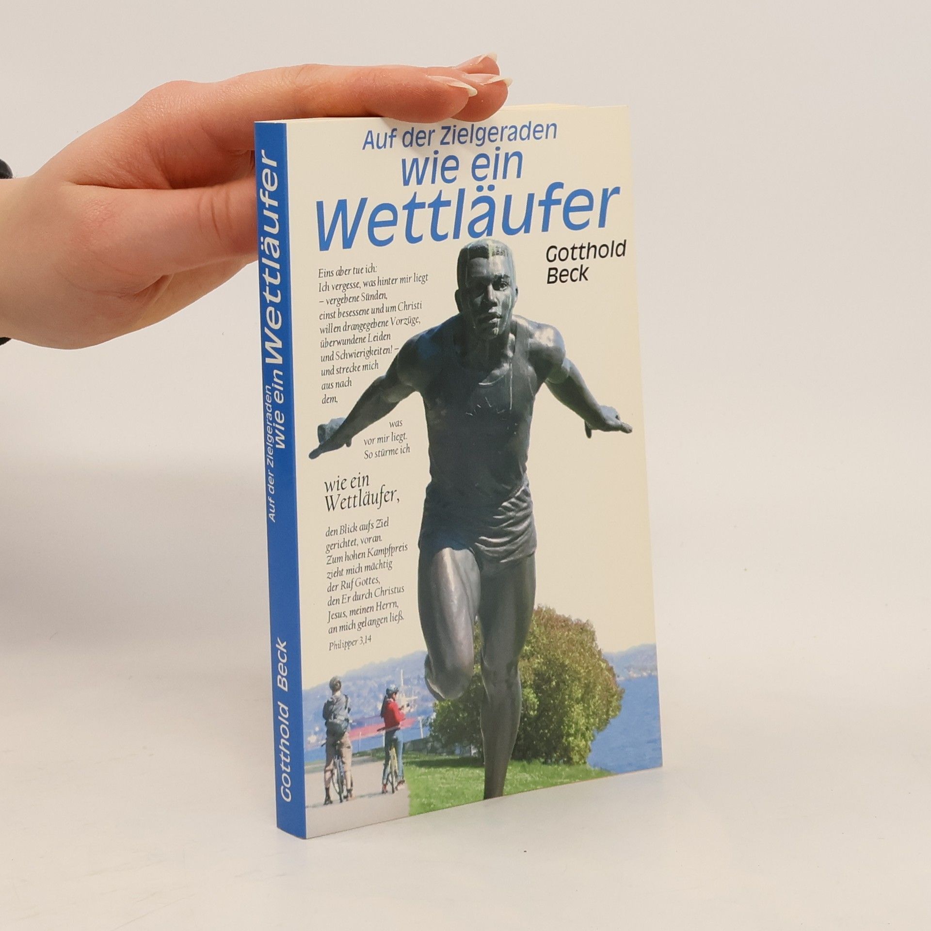 Auf der Zielgeraden wie ein Wettläufer