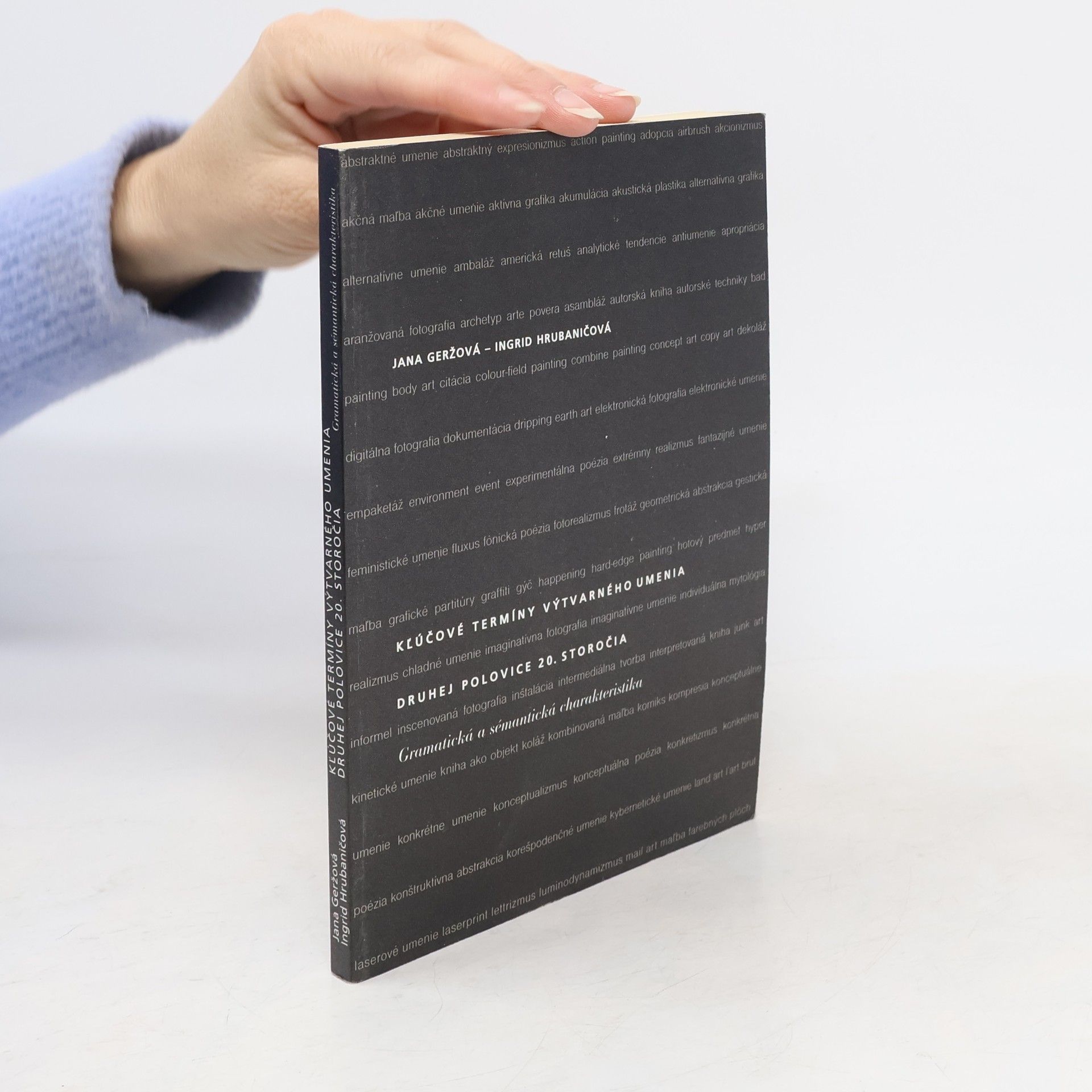 Kĺúčové termíny výtvarného umenia druhej polovice 20. storočia : gramatická a sémantická charakteristika