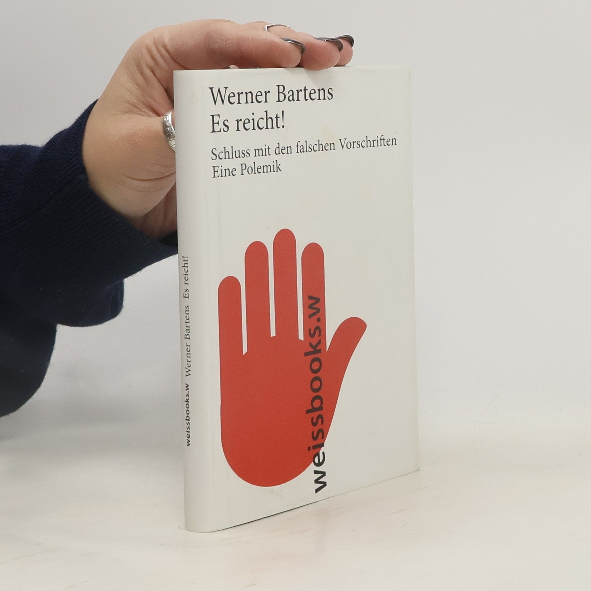 Werner Bartens Es reicht!