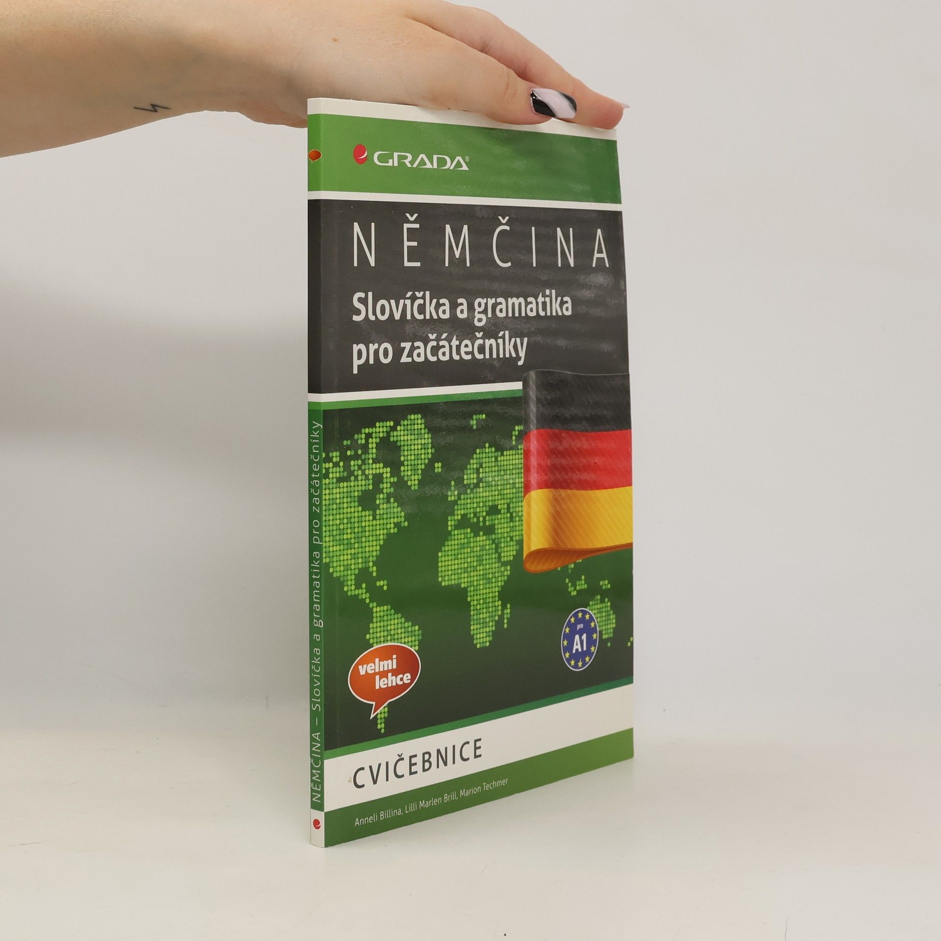 Anneli Billina Němčina: Slovíčka a gramatika pro začátečníky: Cvičebnice : [pro A1]