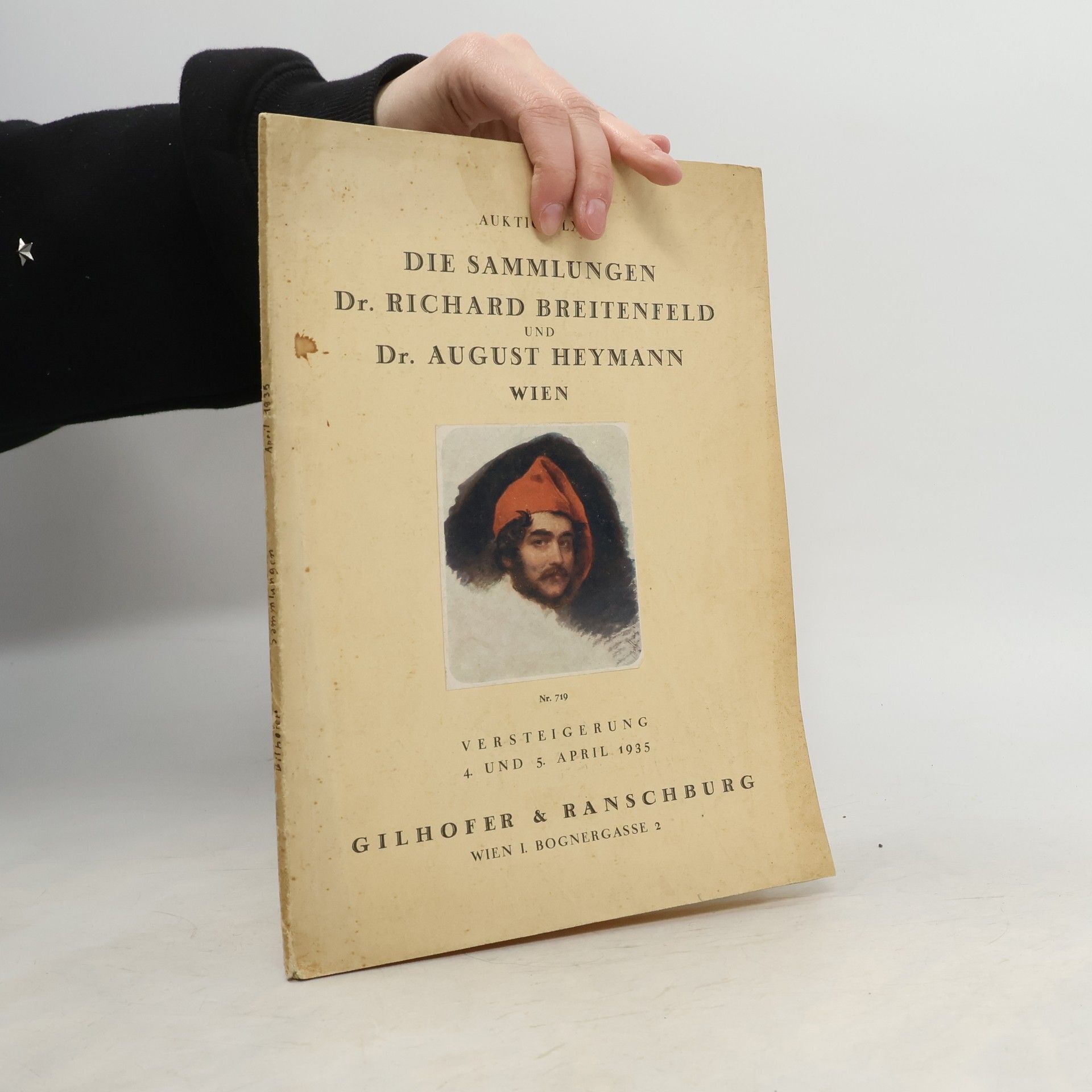 Autores varios Auktion LXV. Die Sammlungen Dr. Richard Breitenfeld und Dr. August Heymann