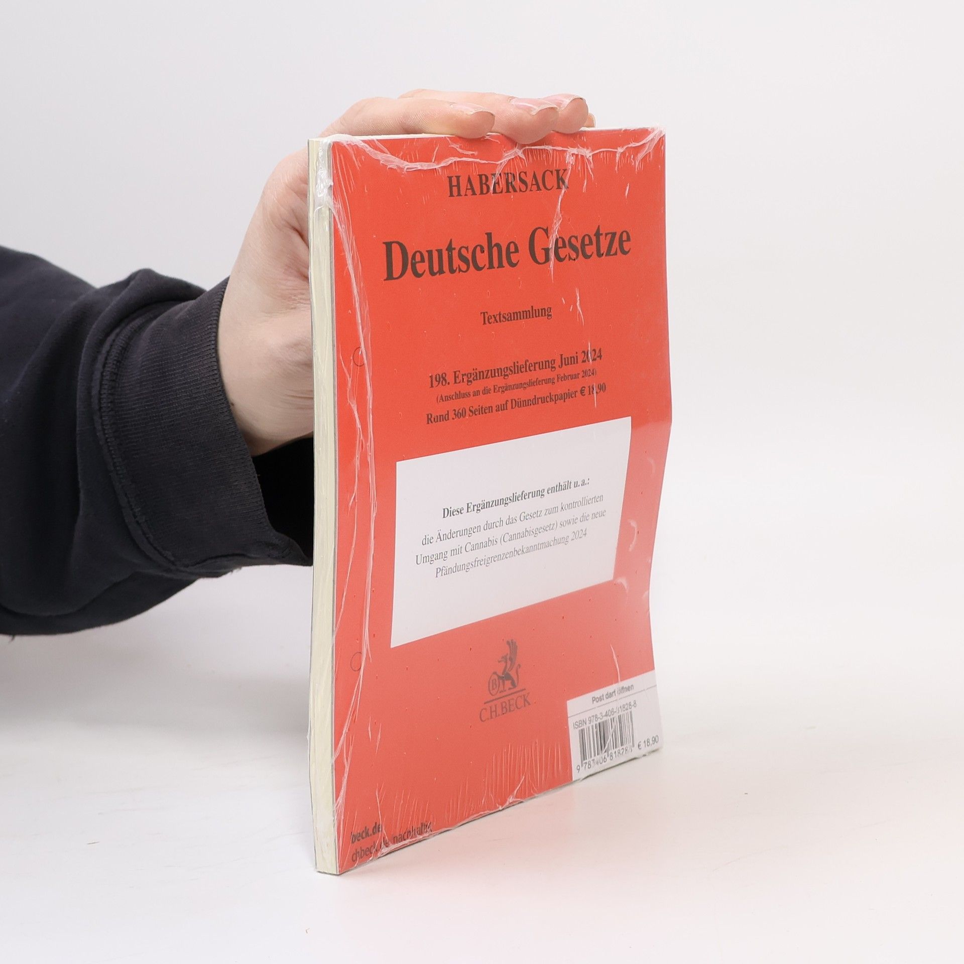 Habersack Deutsche Gesetze 198. Ergänzungslieferung - Rechtsstand: 1. Juni 2024