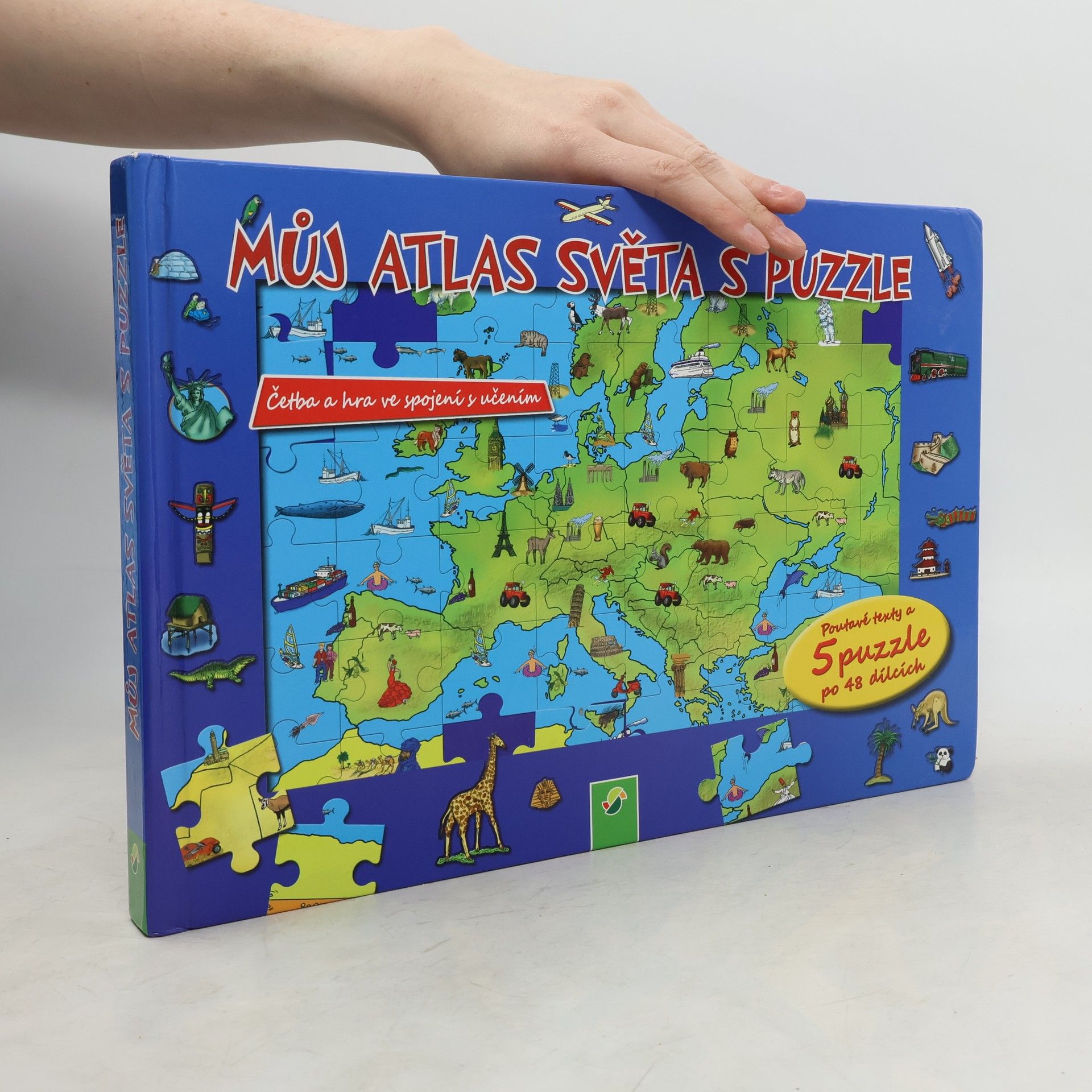 Autorenkollektiv Můj atlas světa s puzzle
