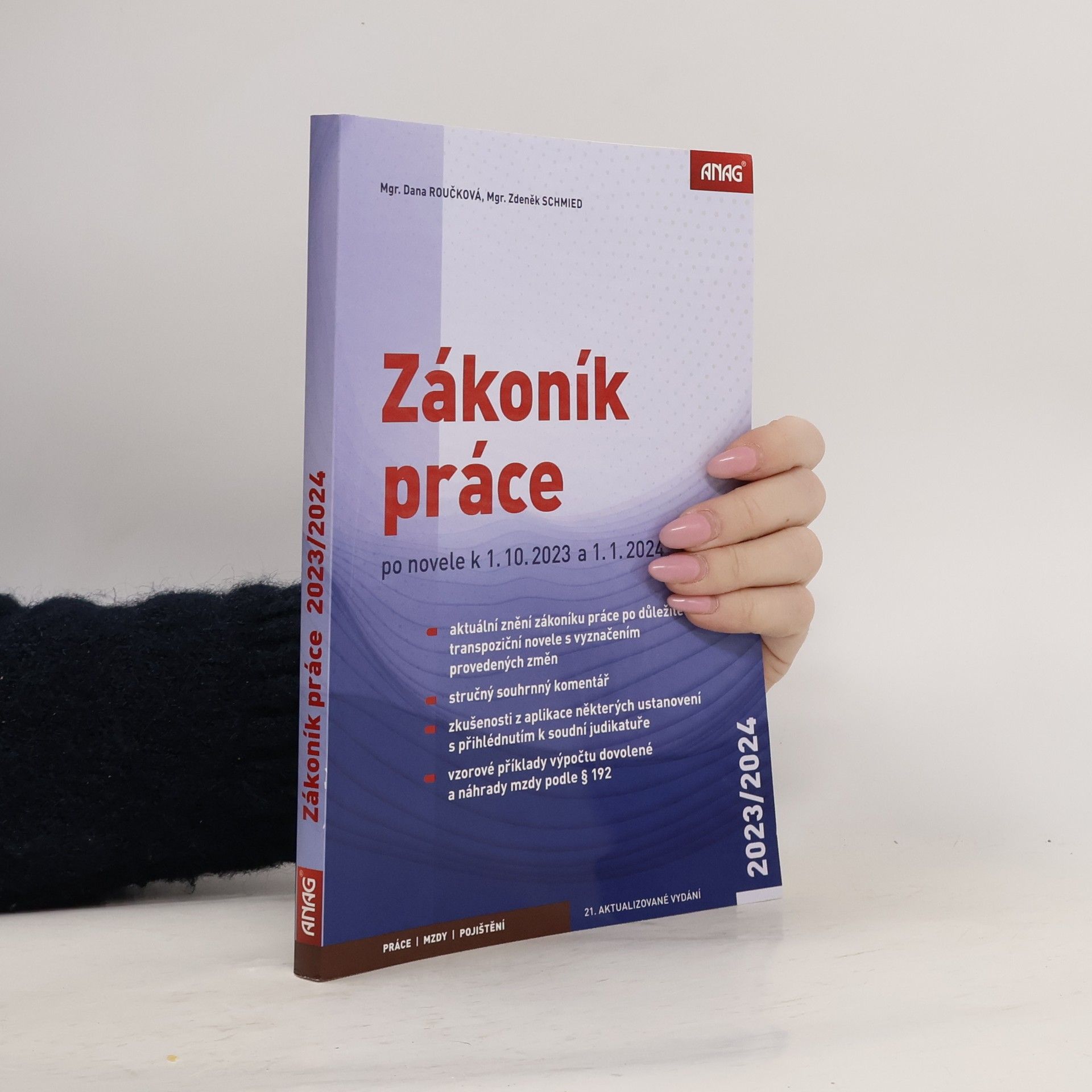 Dana Roučková Zákoník práce po novele k 1. 10. 2023 a 1. 1. 2024 – sešit