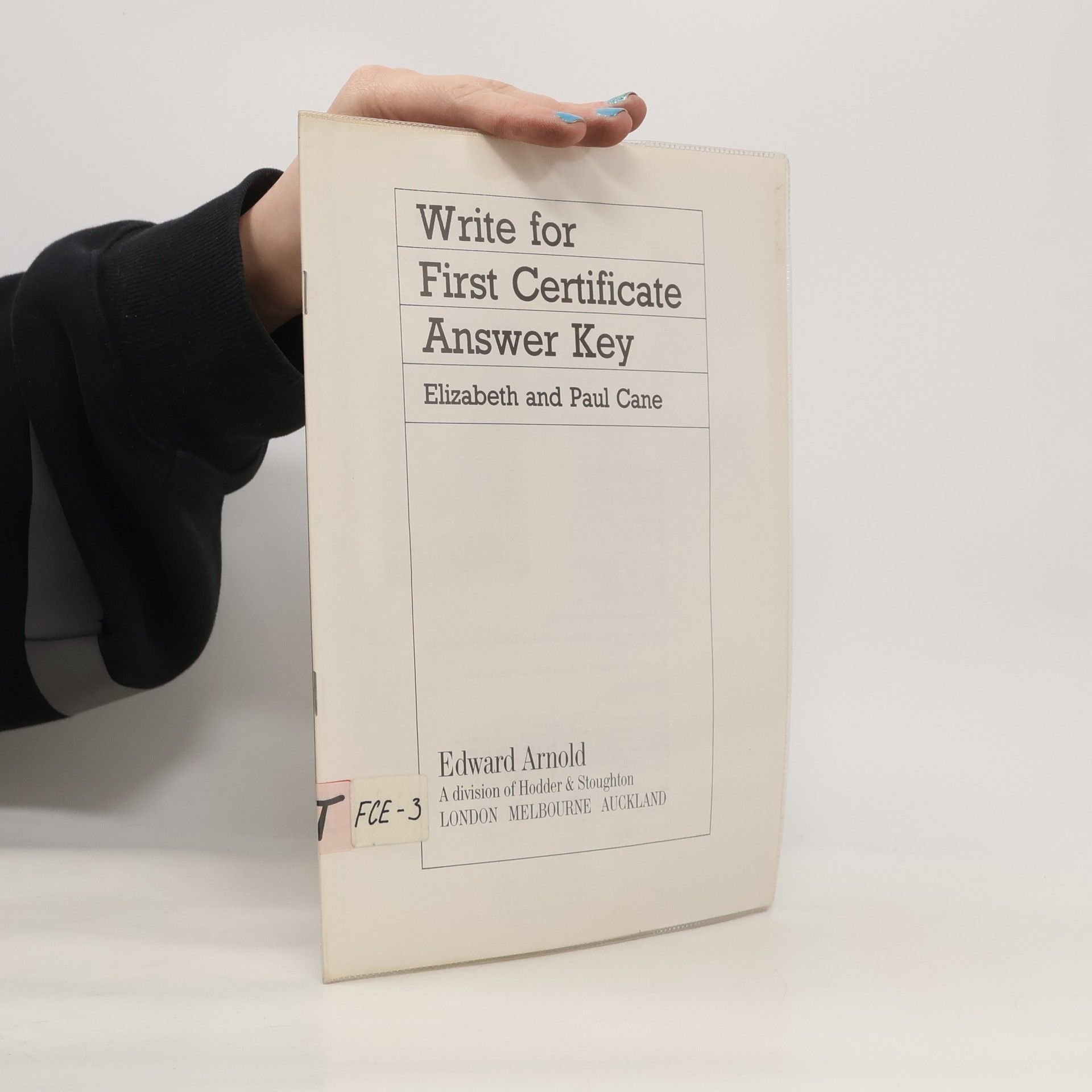 Write for 1st Cert Key