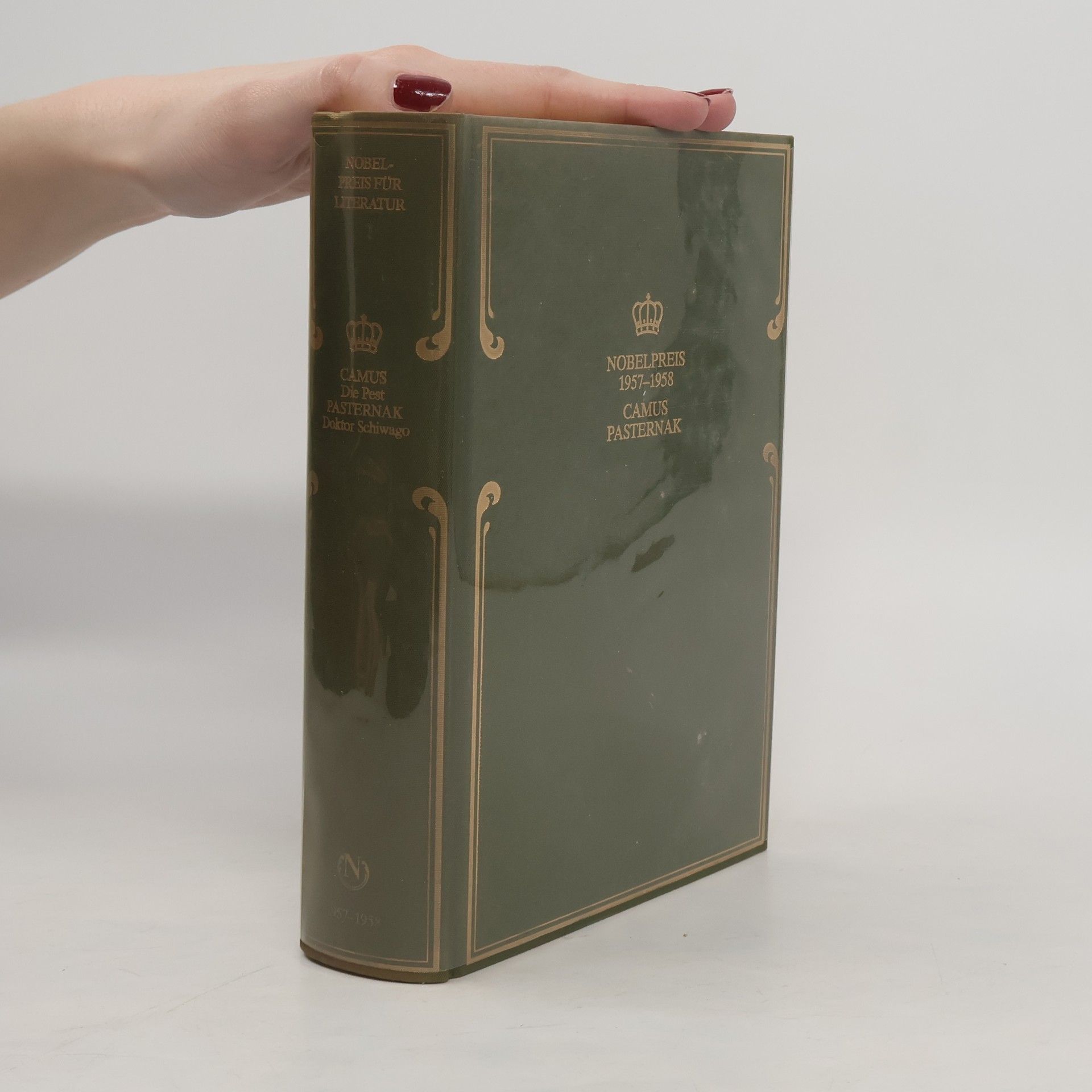 Boris Leonidovič Pasternak Nobelpreis für Literatur 1957-1958. Camus, Pasternak
