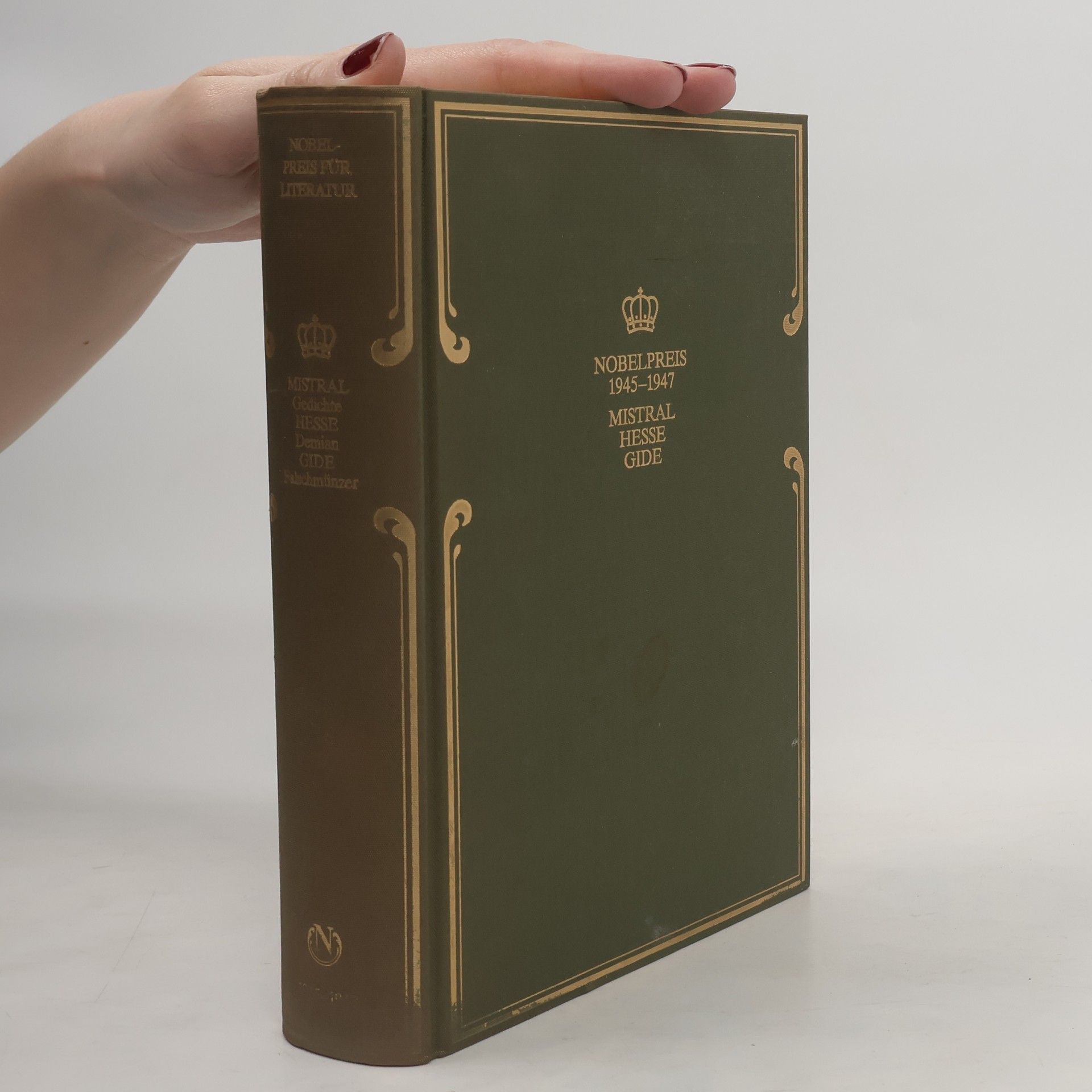 Gabriela Mistral Nobelpreis für Literatur 1945-1947. Mistral. Hesse. Gide