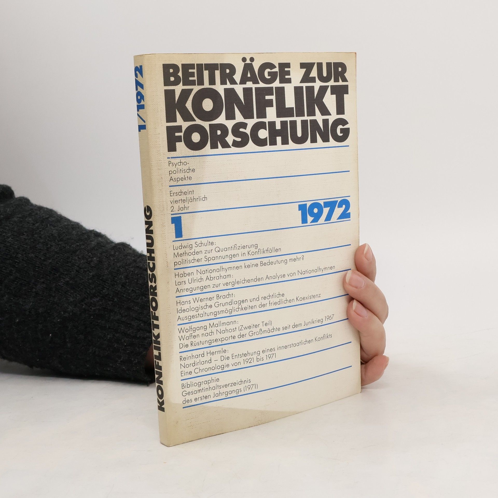 Autorenkollektiv Beiträge zur Konfliktforschung 1/1972