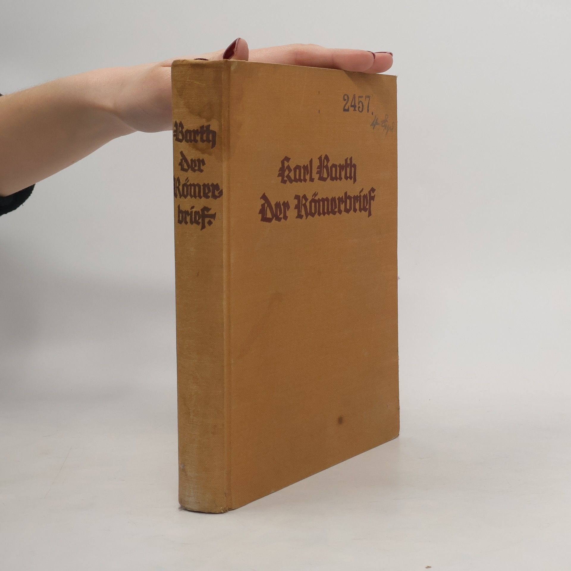 Karl Barth Der Römerbrief