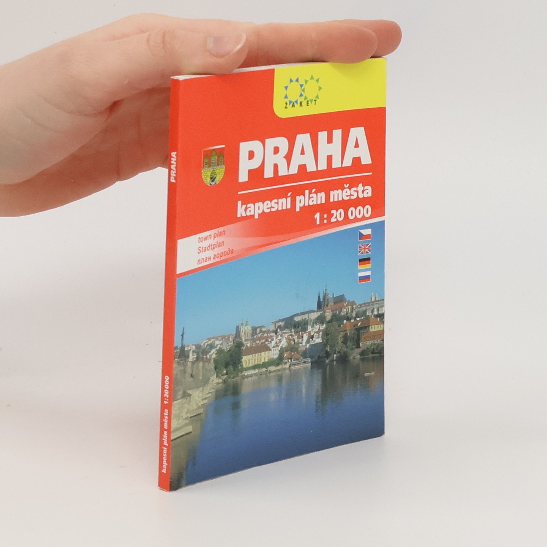 Žaket (vydavatelství) Praha kapesní plán města