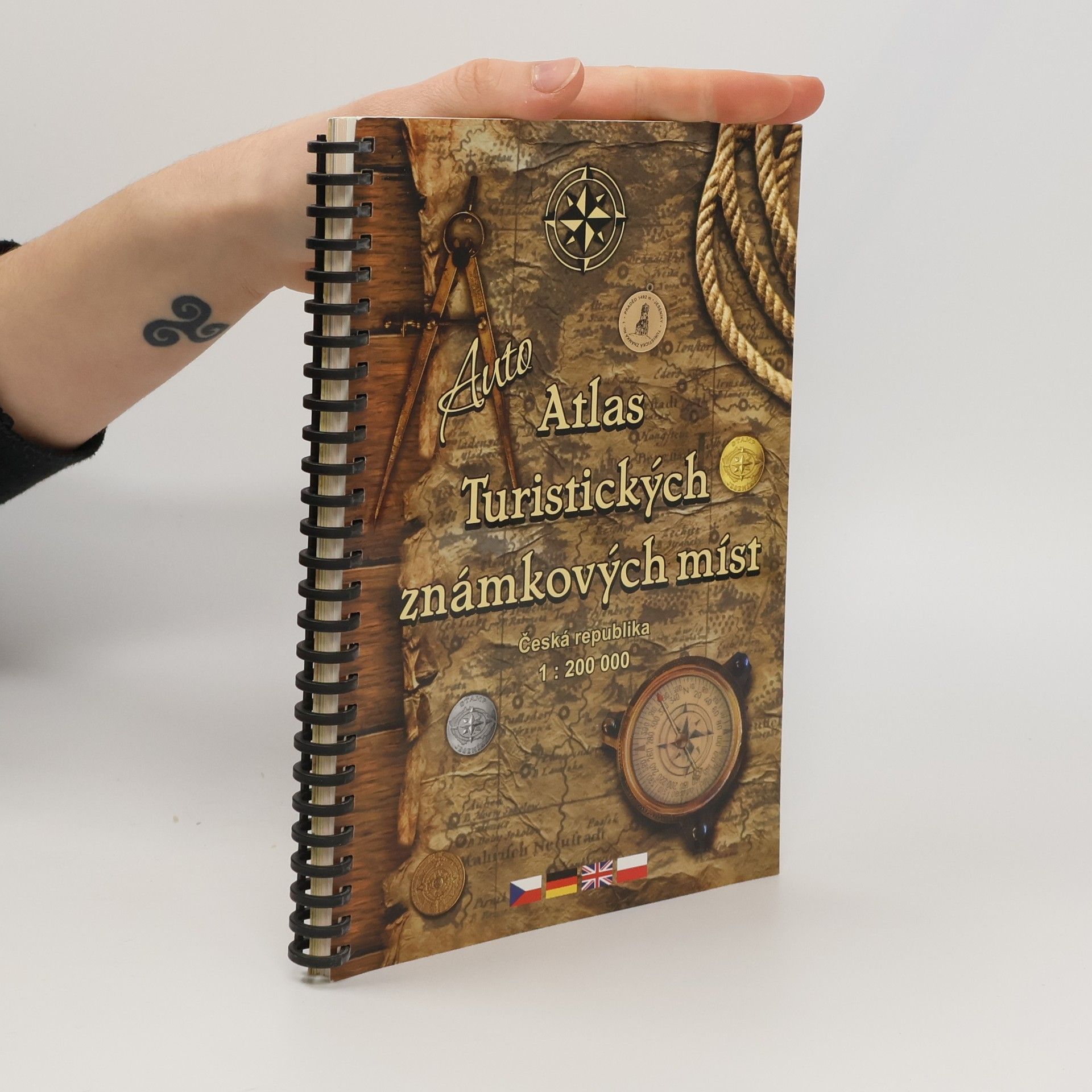 Kolektív autorov Auto atlas turistických známkových míst: Česká republika, měřítko 1:200 000