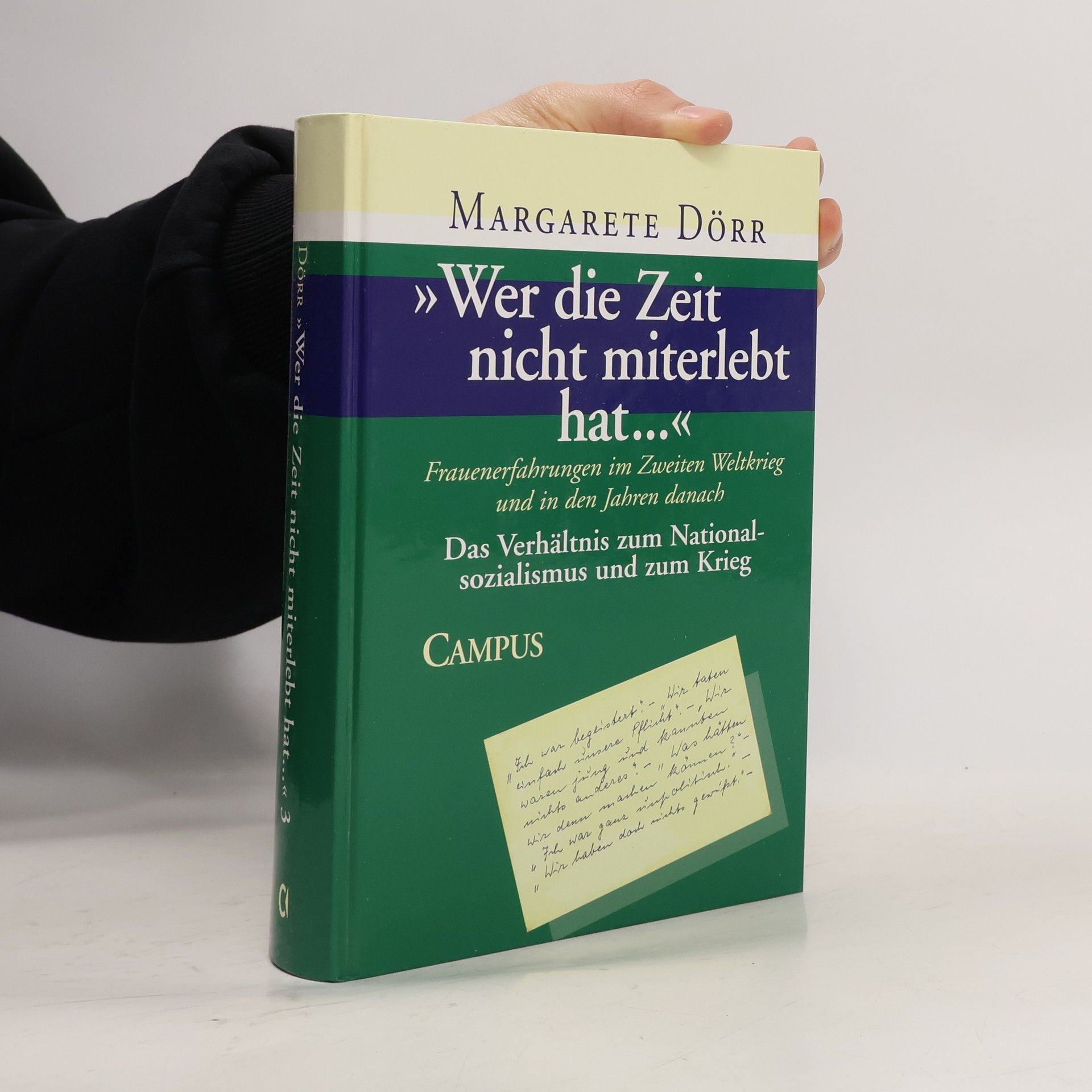 Kolektiv autorů "Wer die Zeit nicht miterlebt hat ..."
