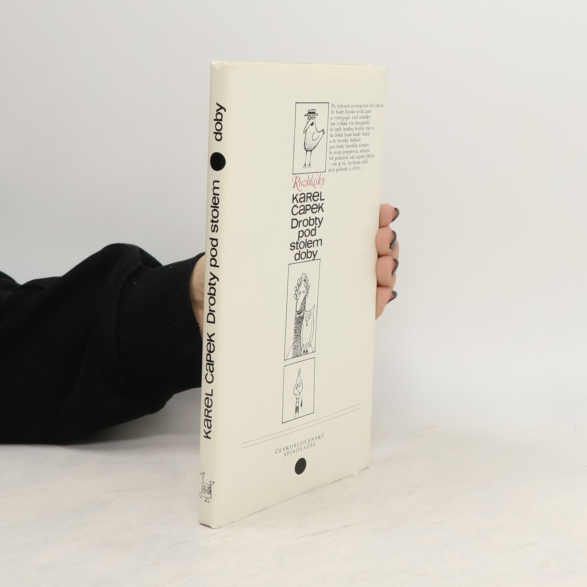 Karel Čapek Drobty pod stolem doby