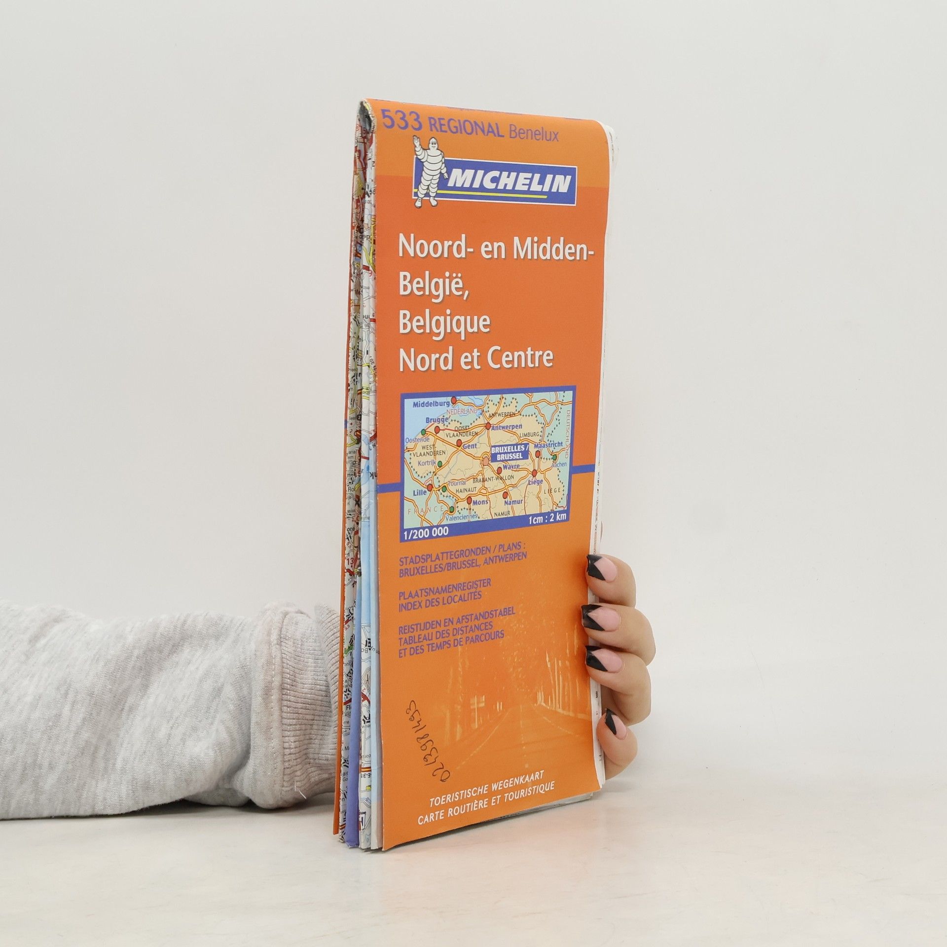 Michelin Michelin Noord- en Midden-België, Belgique Nord et Centre/ Belgium, Brussels, Oostende, Liege