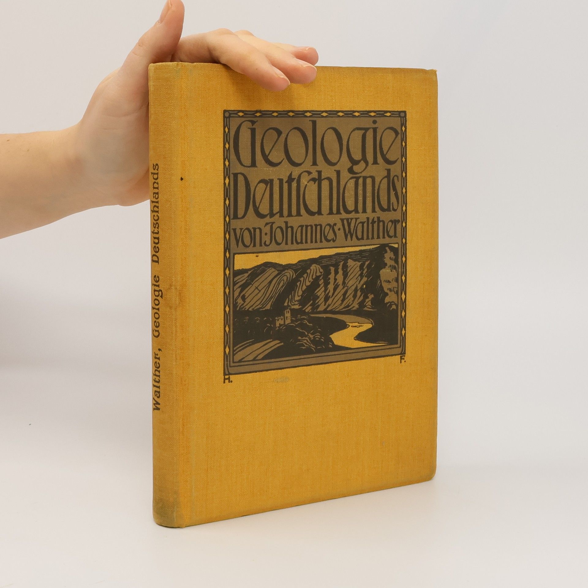 Johannes Walther Lehrbuch der Geologie von Deutschland