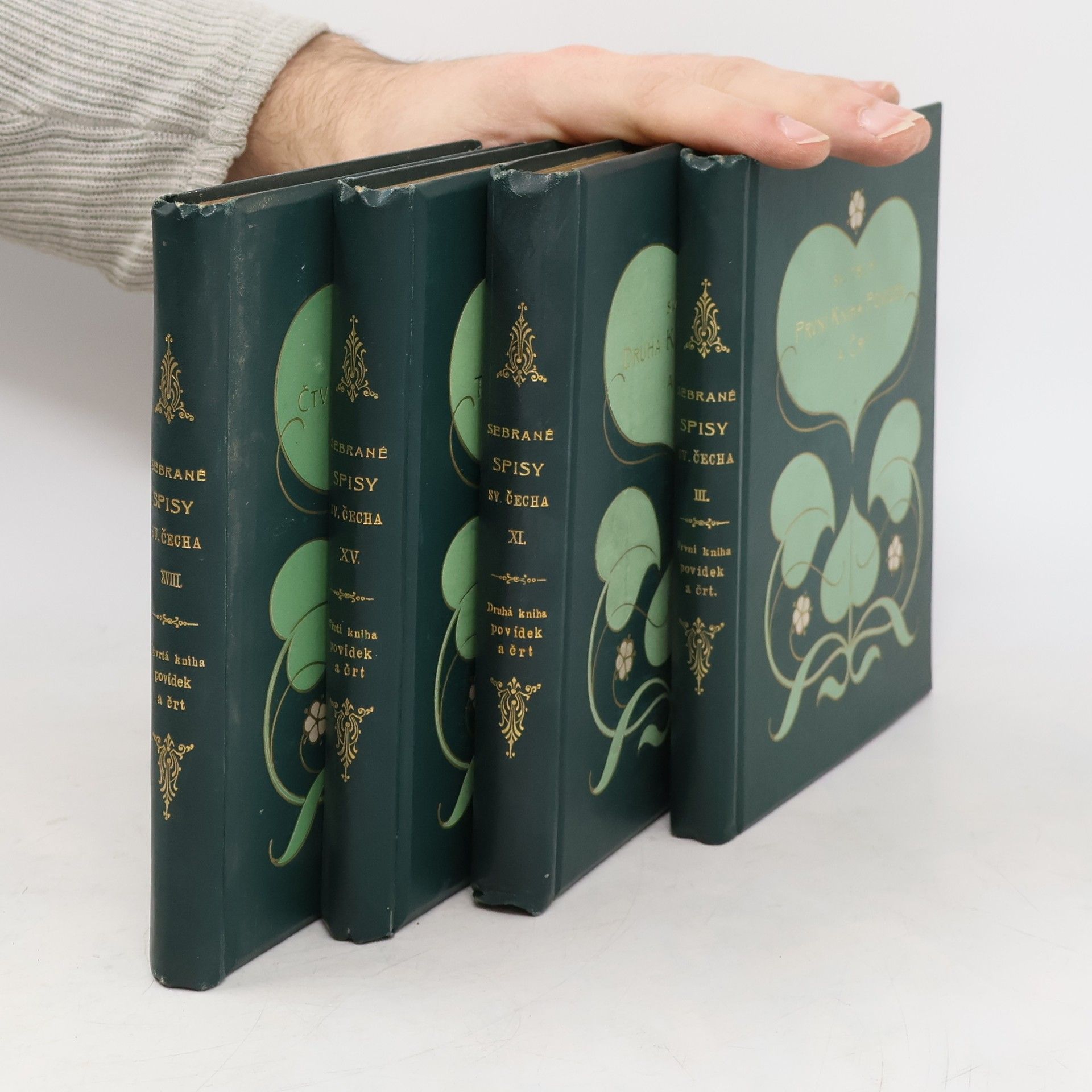 Svatopluk Čech První, druhá, třetí a čtvrtá kniha povídek a črt
