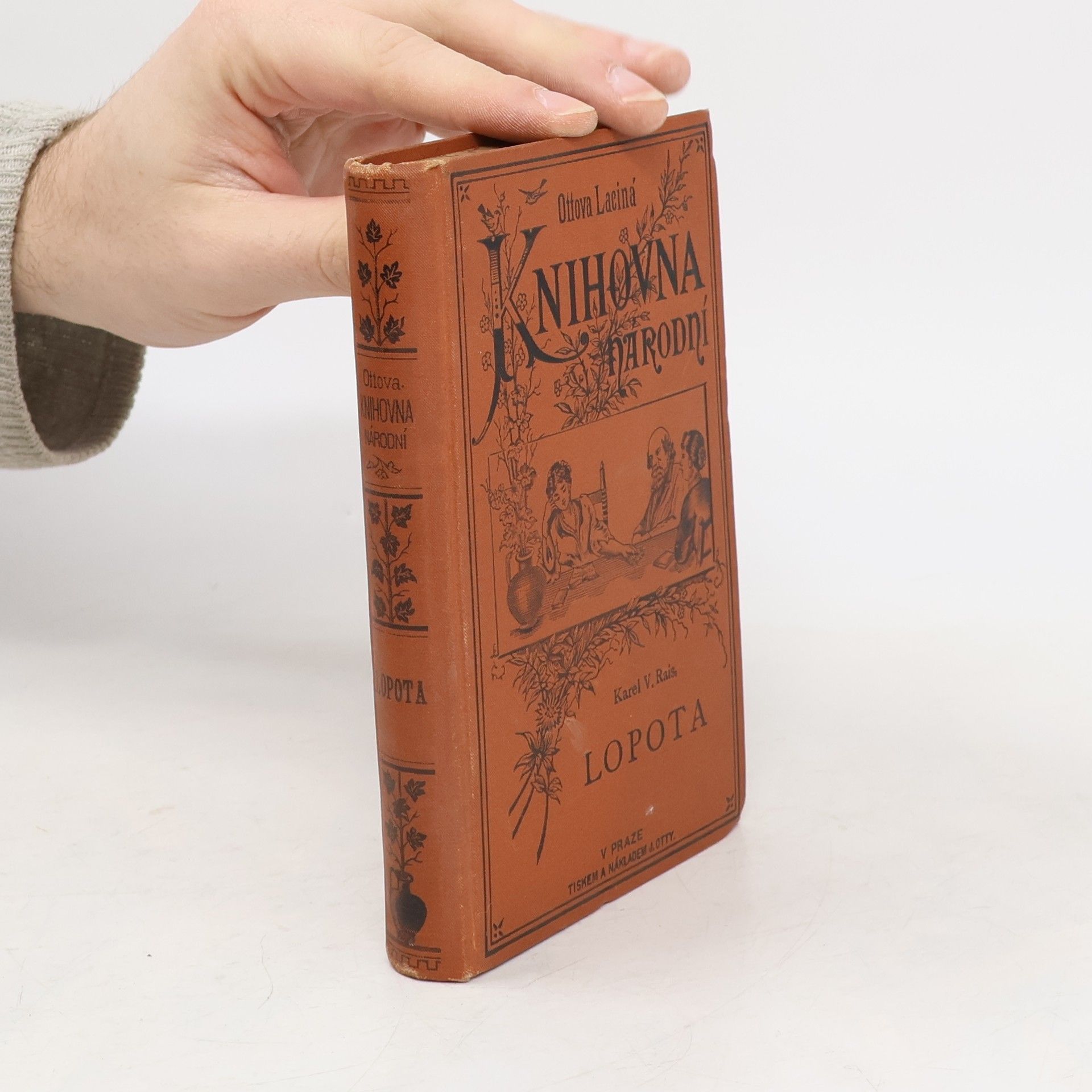 Karel Václav Rais Ottova laciná knihovna národní. Lopota. Podhorské obrazy