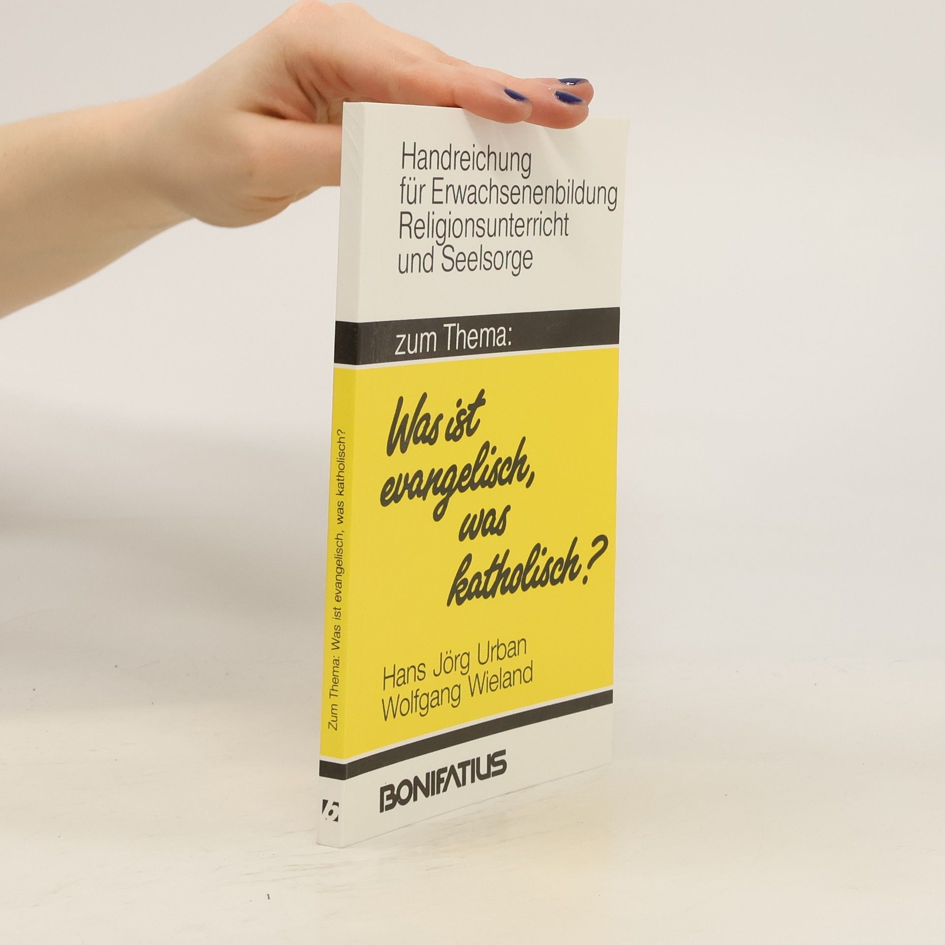 Hans Jörg Urban Zum Thema "Was ist evangelisch, was katholisch?"