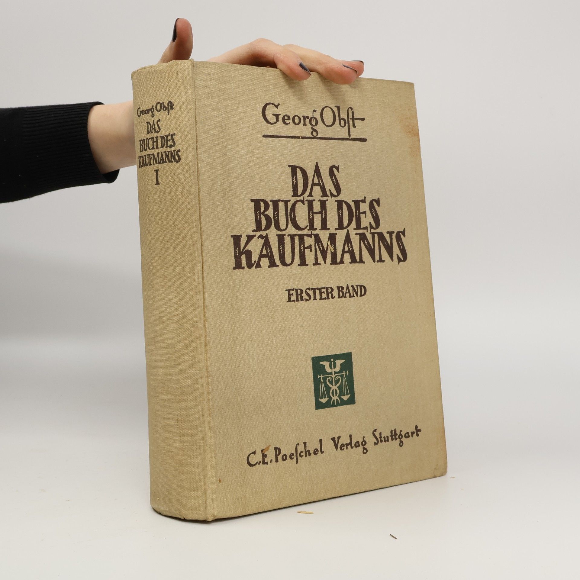Georg Obst Das Buch des Kaufmanns I