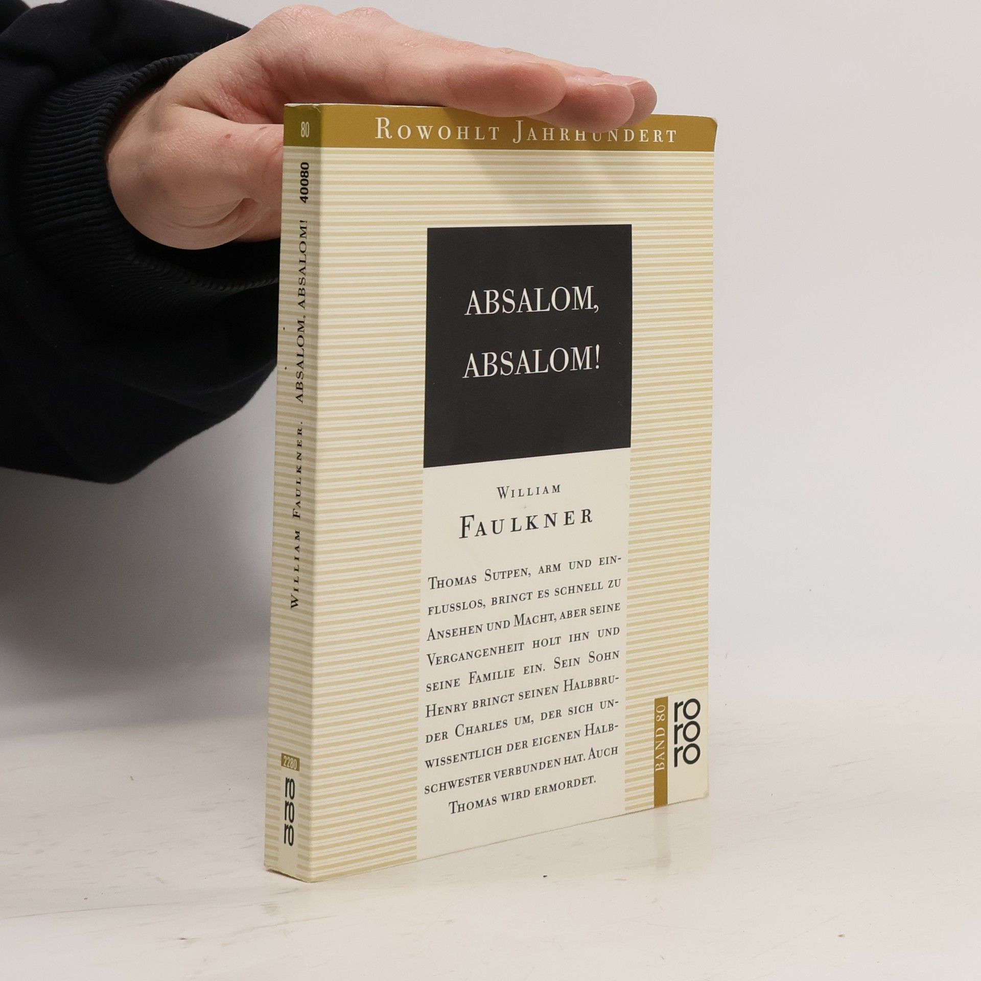 William Faulkner Absalom, Absalom!