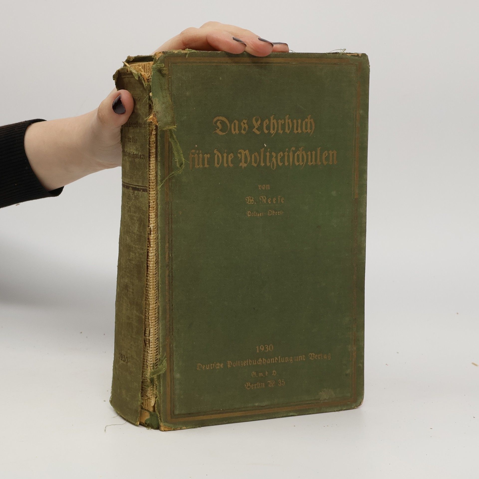 W. Neese Das Lehrbuch für die Polizeischulen