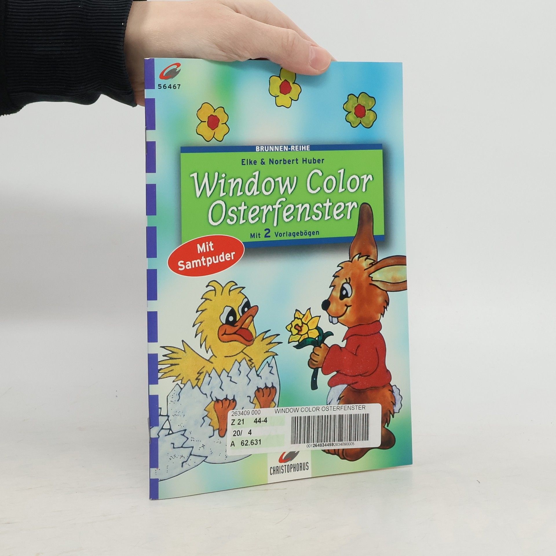 Window Color Osterfenster. Mit Samtpuder.