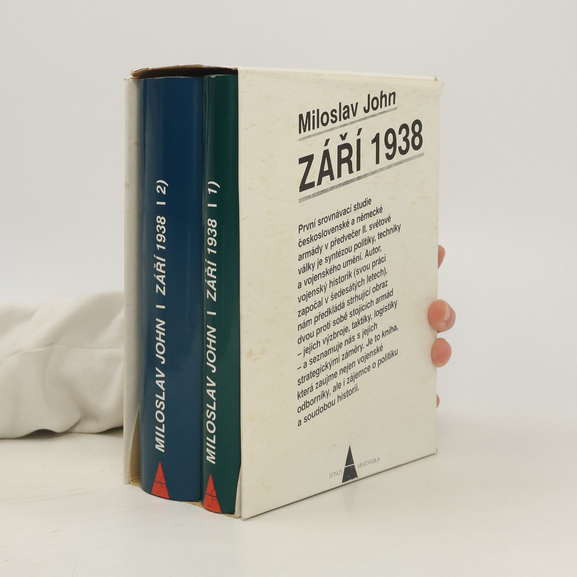 Miloslav John Září 1938. 1. a 2. díl (2 svazky, v boxu)