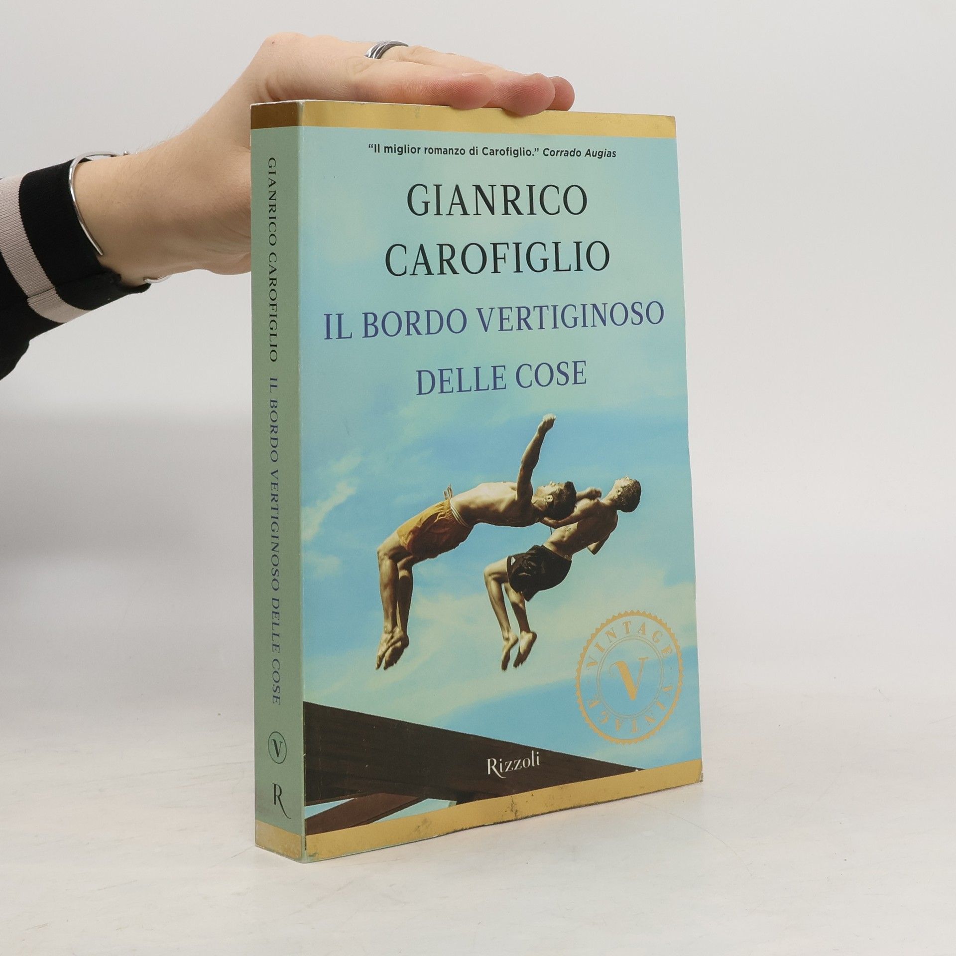 Gianrico Carofiglio Il bordo vertiginoso delle cose. Am Abgrund aller Dinge, italienische Ausgabe