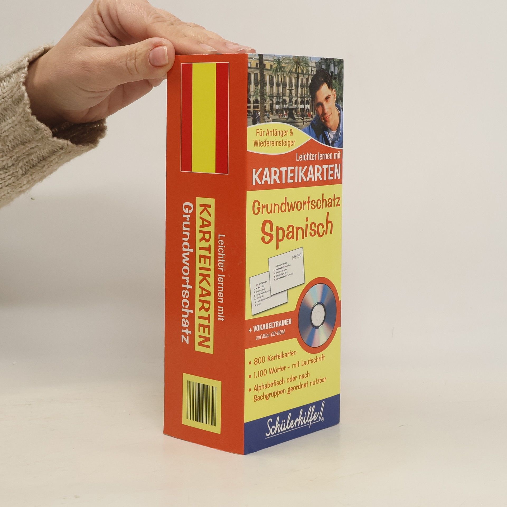 Autorenkollektiv Leichter lernen mit Karteikarten: Grundwortschatz Spanisch