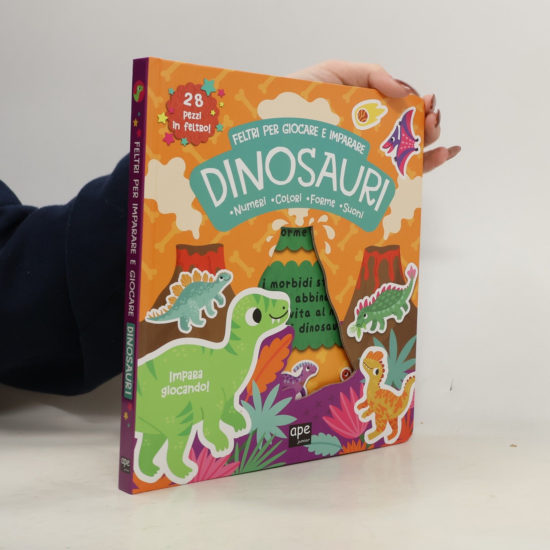 Auteurscollectief Dinosauri. Numeri. Colori. Forme. Suoni