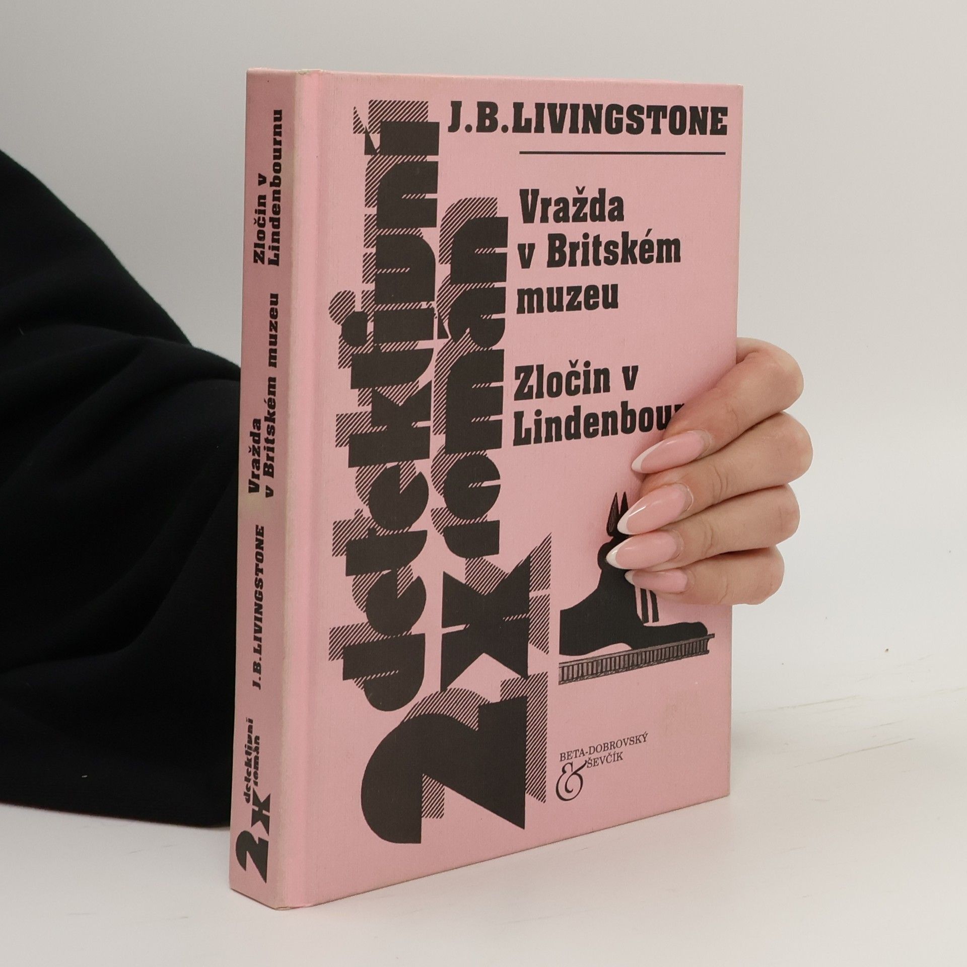 Christian Jacq 2 x detektivní román - vražda v Britském muzeu - zločin v Lindenbournu