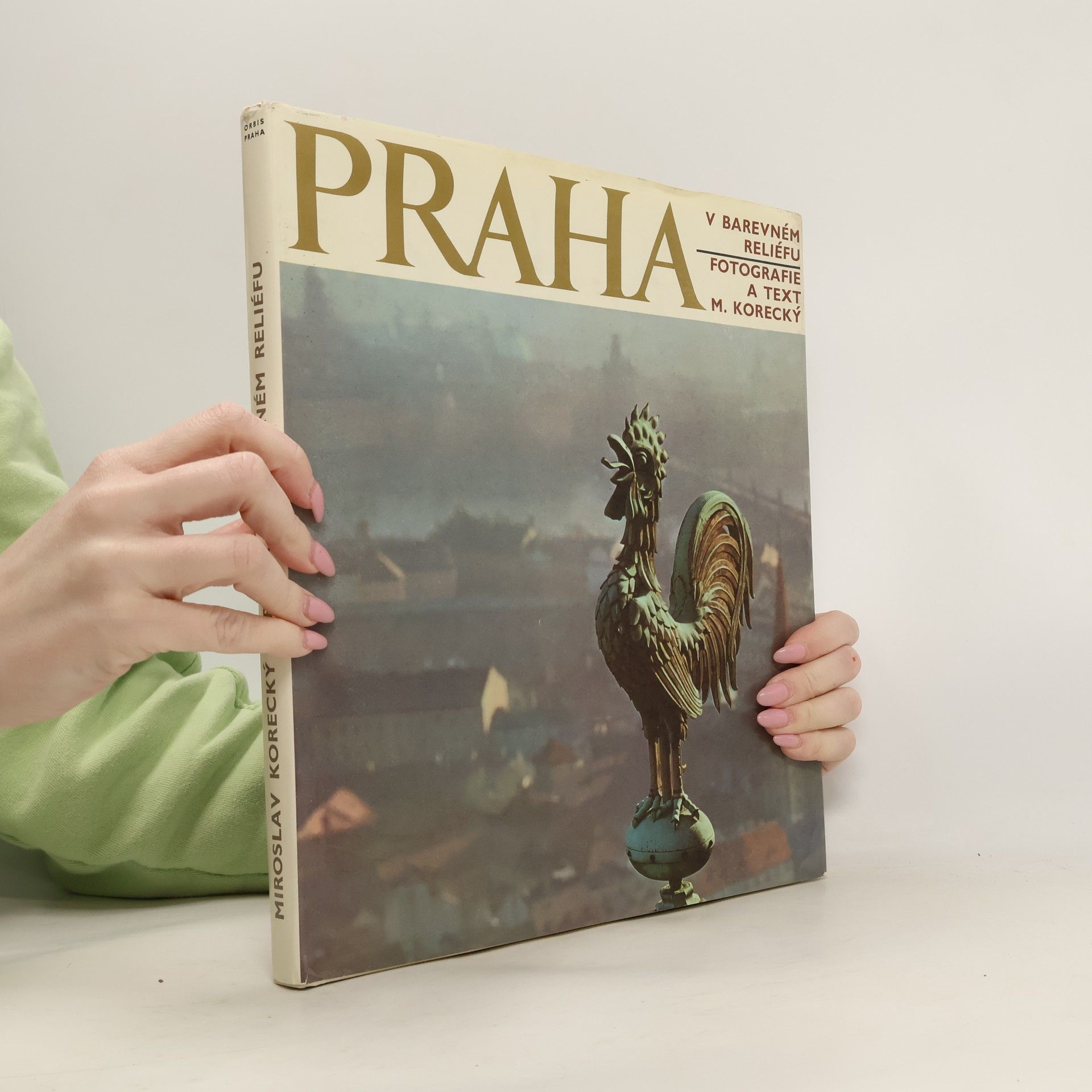 Miroslav Korecký Praha v barevném reliéfu