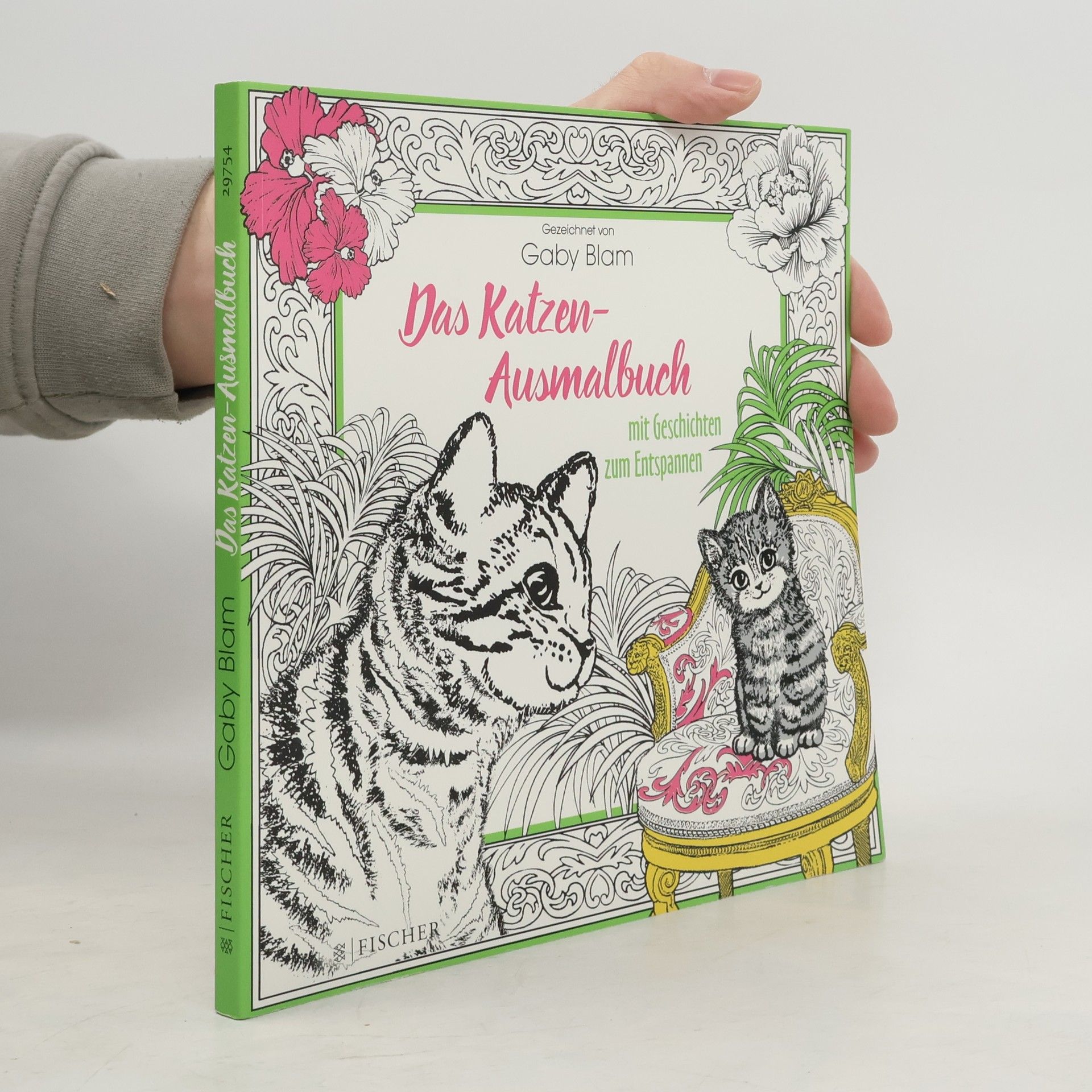 Gaby Blam Das Katzen-Ausmalbuch mit Geschichten zum Entspannen