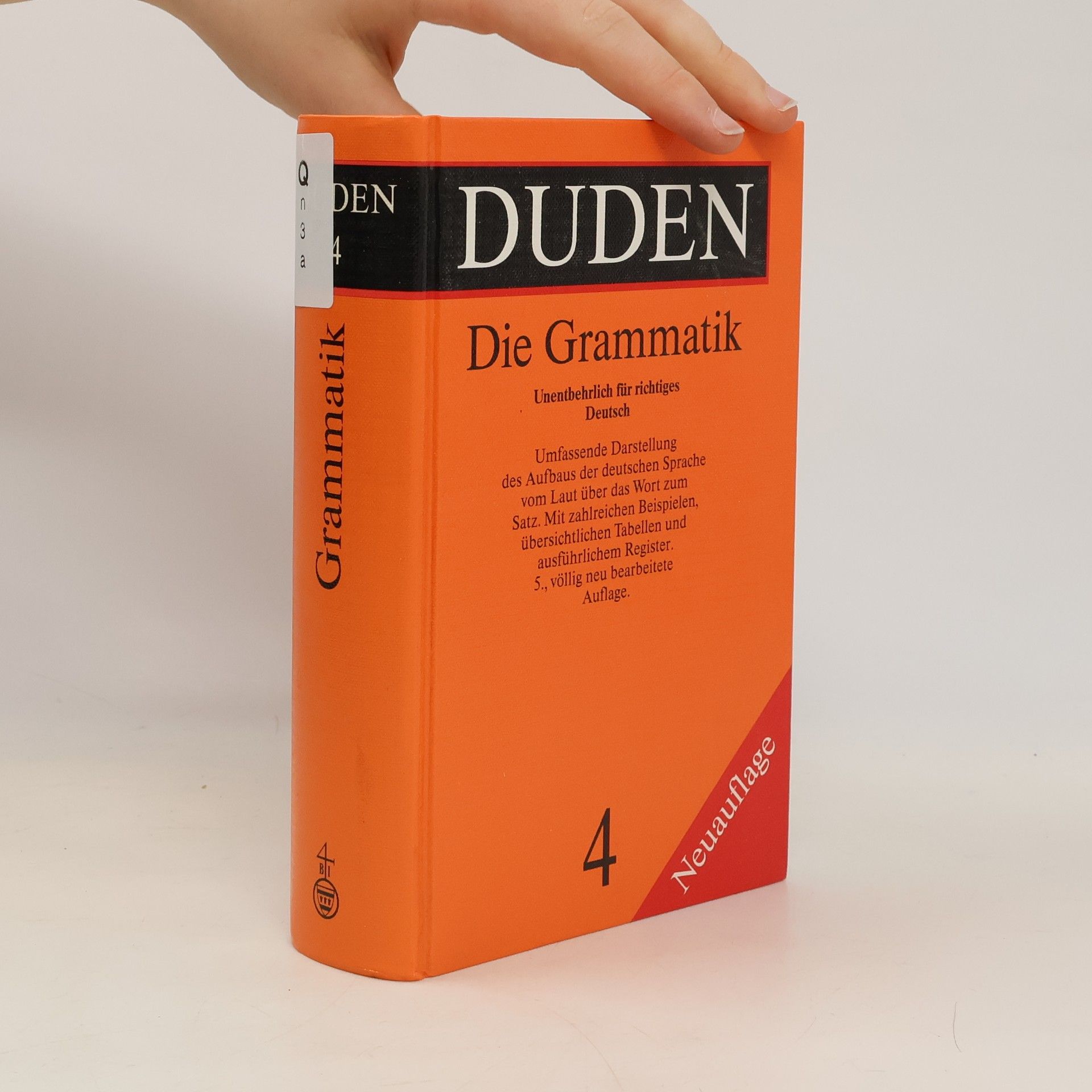 Peter Eisenberg Duden. Band 4, Grammatik der deutschen Gegenwartssprache