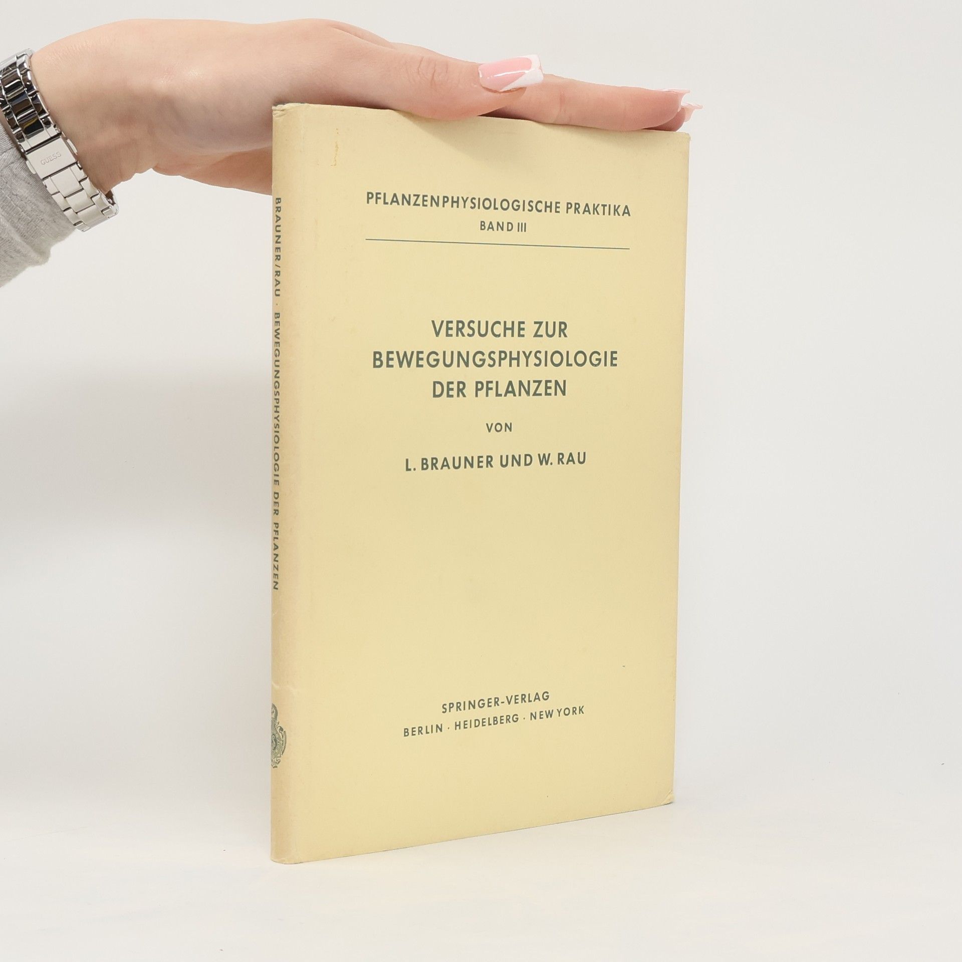 Versuche zur Bewegungsphysiologie der Pflanzen