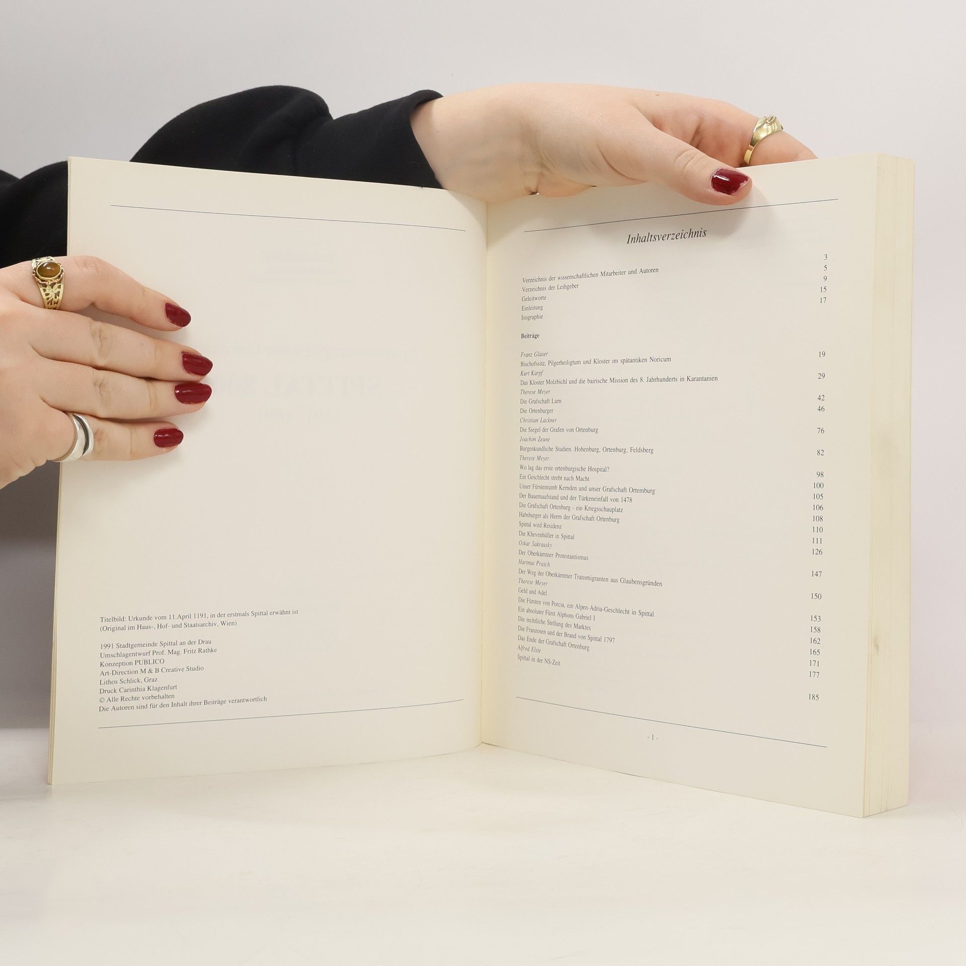 Autorenkollektiv Ausstellungskatalog. 800 Jahre Spittal 1191-1991