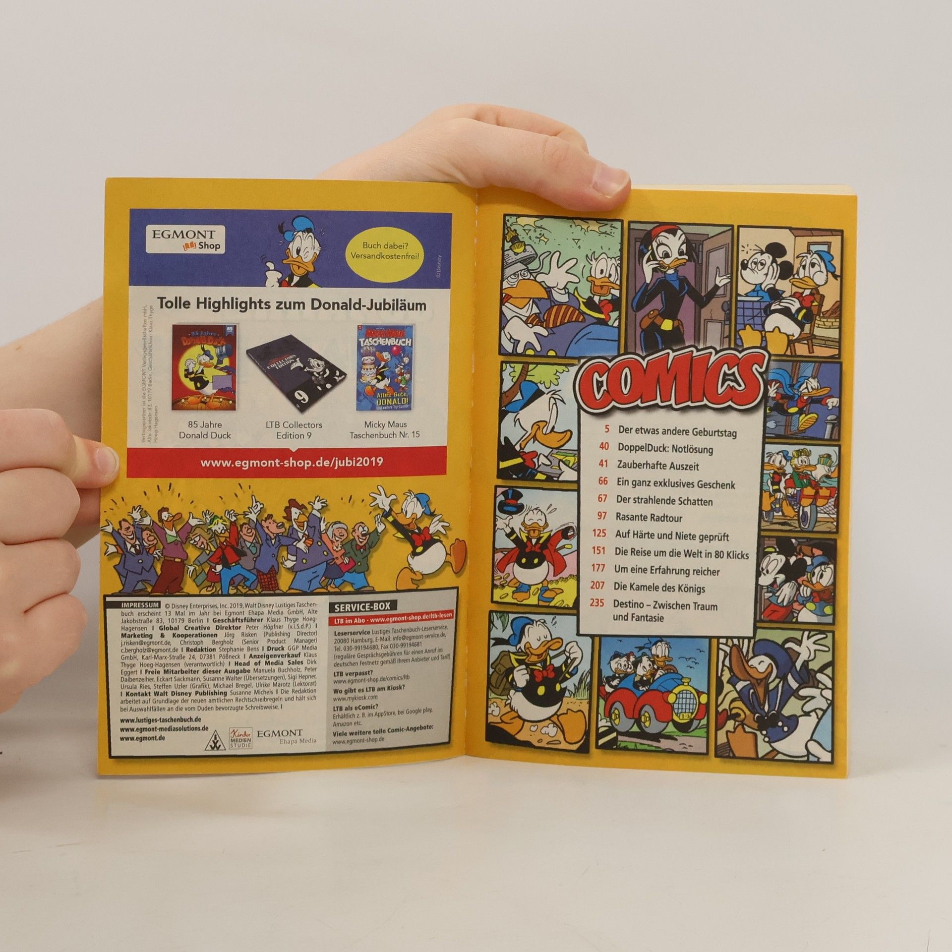 Walt Disney Lustiges Taschenbuch 520. 85 Jahre Donald Duck