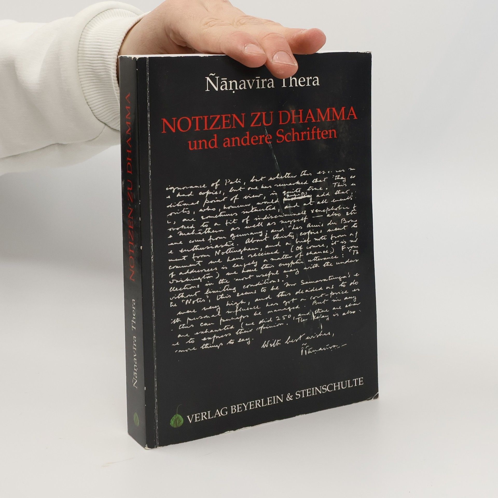 Nāṇavīra Thera Notizen zu Dhamma und andere Schriften