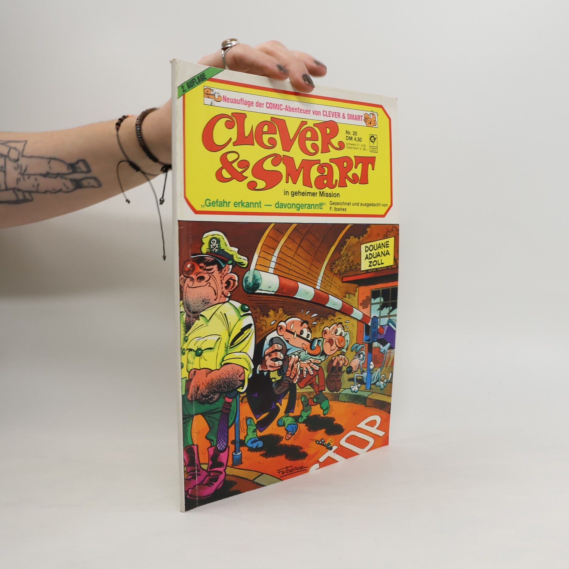 Francisco Ibañez Clever & Smart Nr. 20. "Gefahr erkannt - davongerrant!"