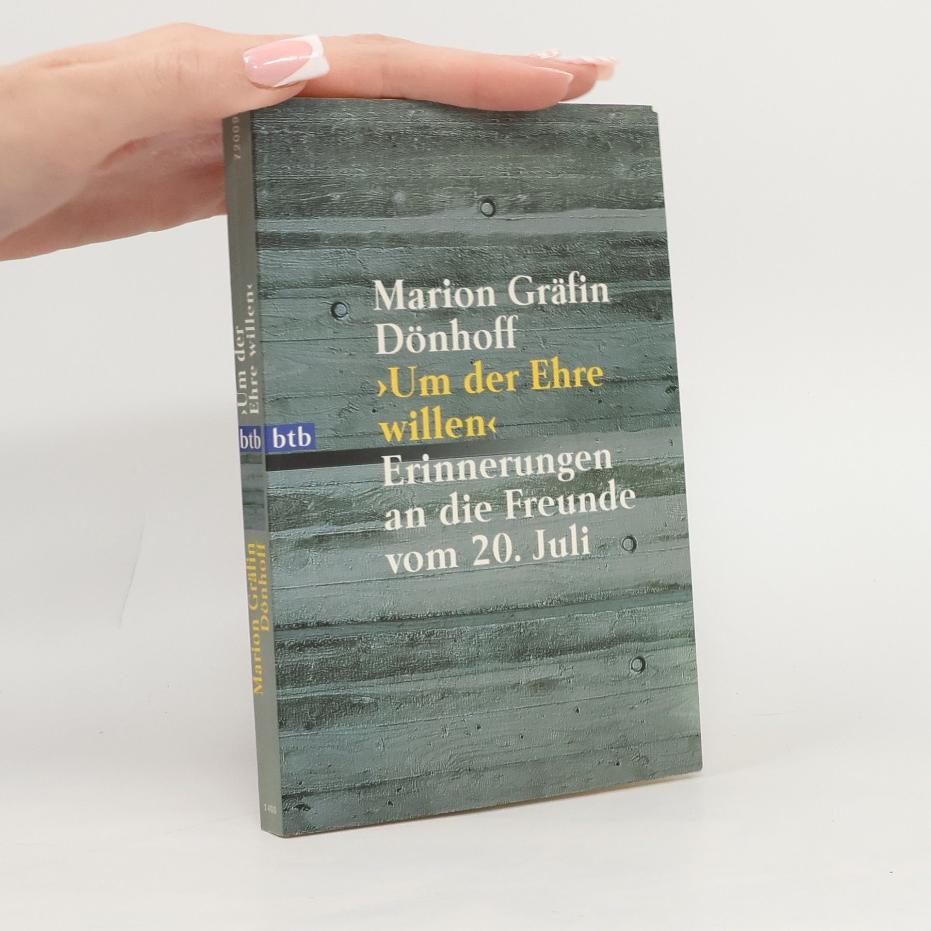 Marion Gräfin Dönhoff Um der Ehre willen